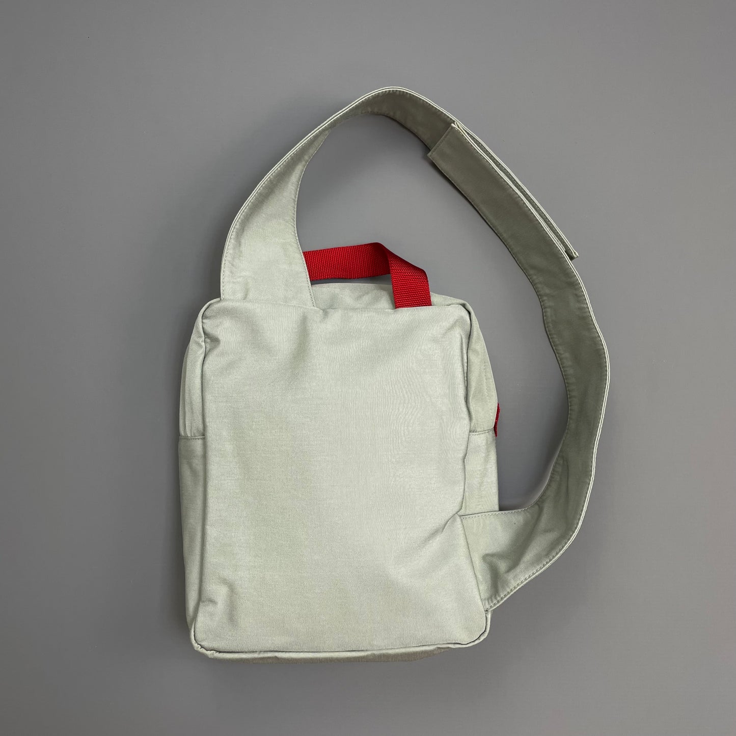 Prada Sport Grey 1999 Nylon Mesh Sling Crossbody Bag