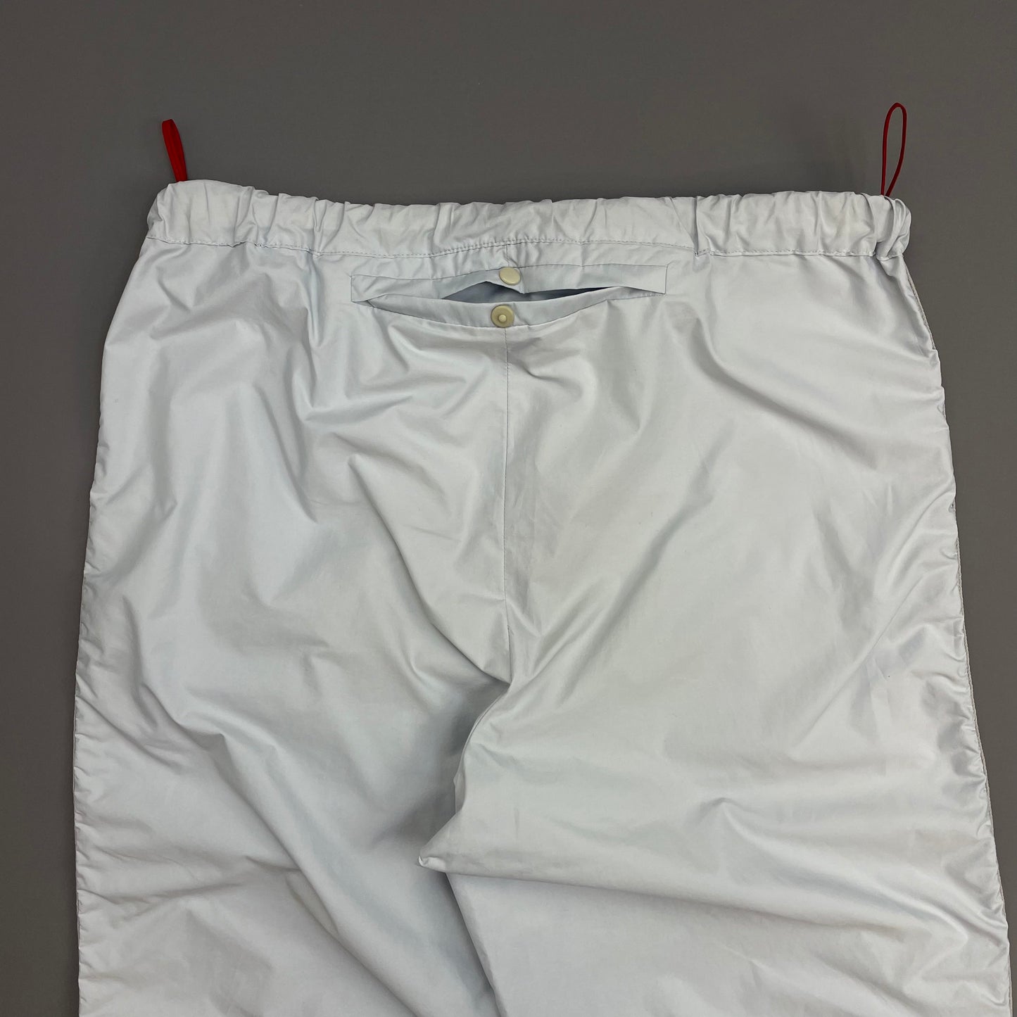 Prada Sport Light Blue SS00 Gel Seam Nylon Track Pant Trousers