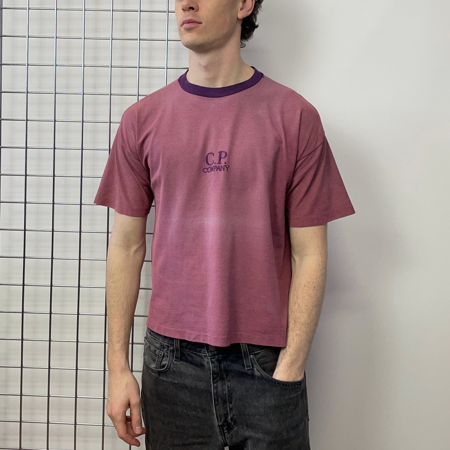 C.P. Company Purple 80s Ideas From Massimo Osti Spellout T-Shirt