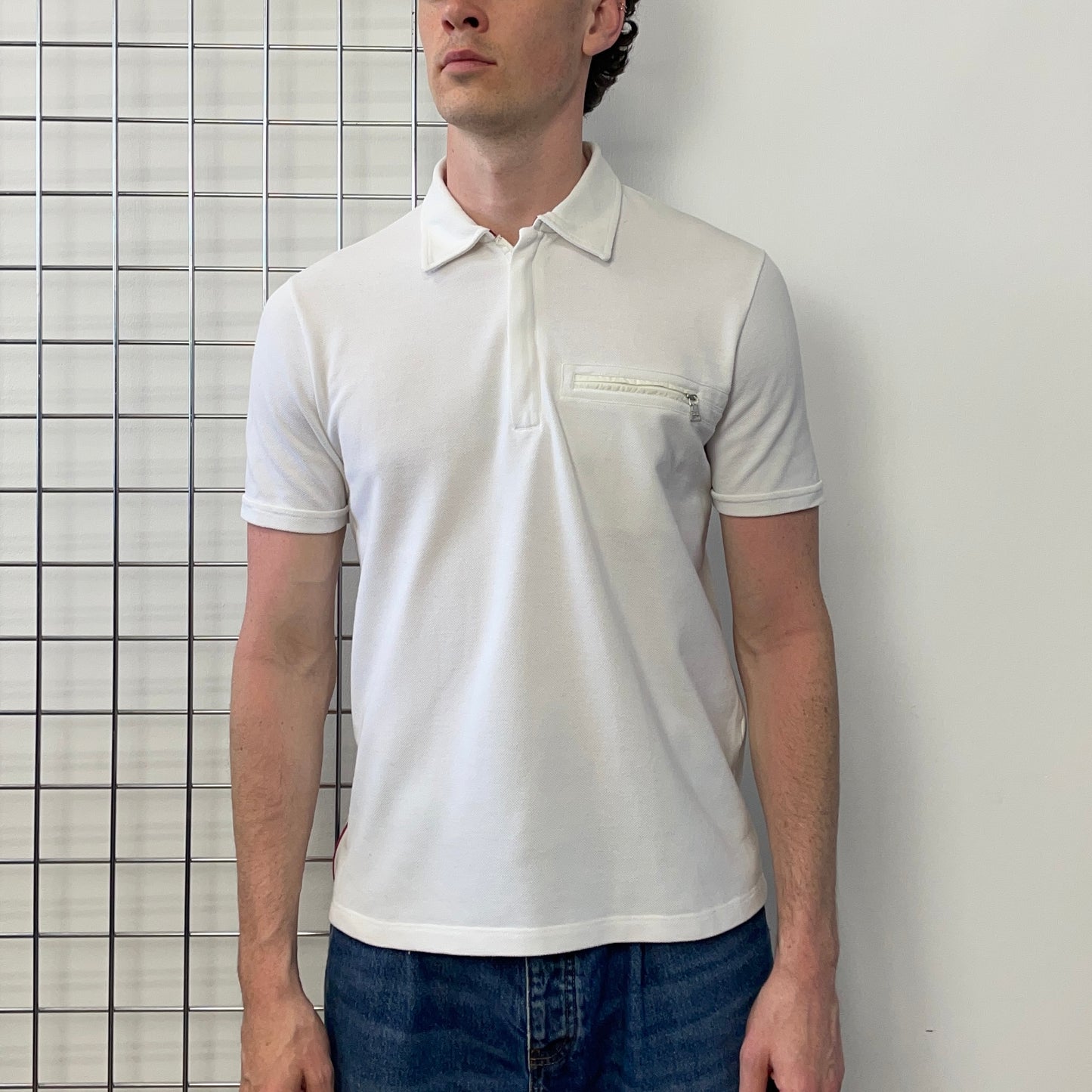 Prada Sport 00s Zip Pocket Polo Shirt