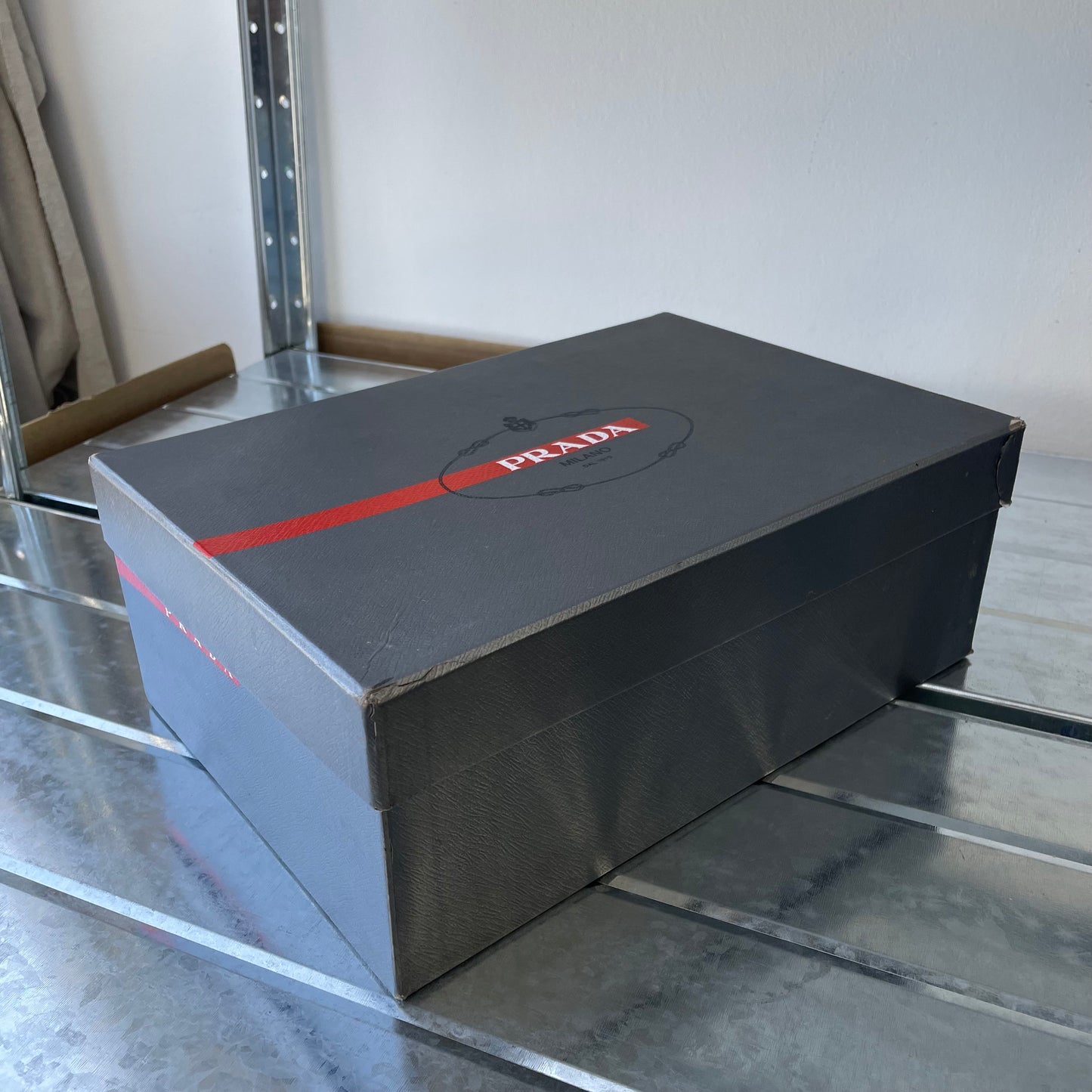 Prada Sport Black Patent Leather Americas Cup Trainers