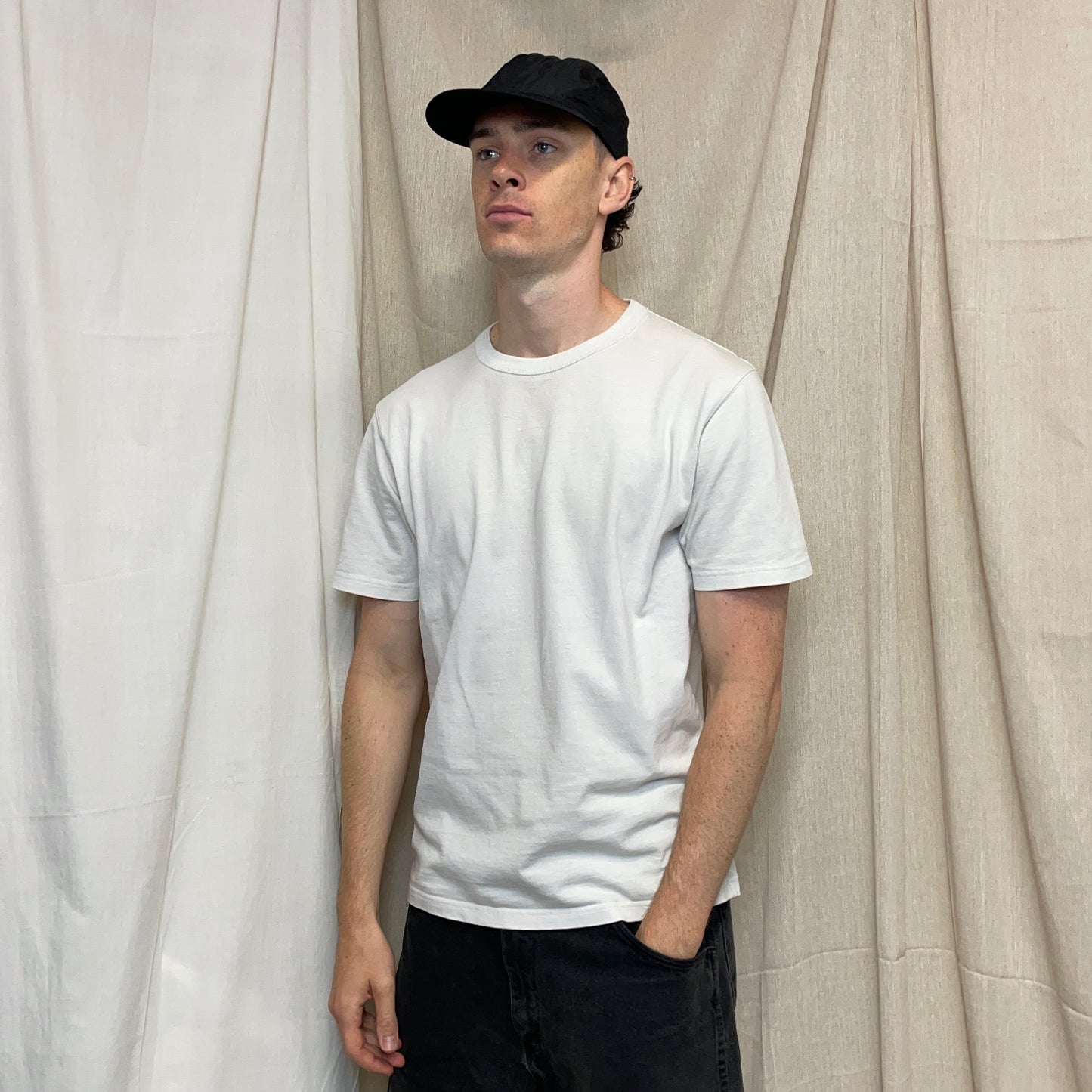 Prada Sport Black 90s/00s Nylon Baseball Cap