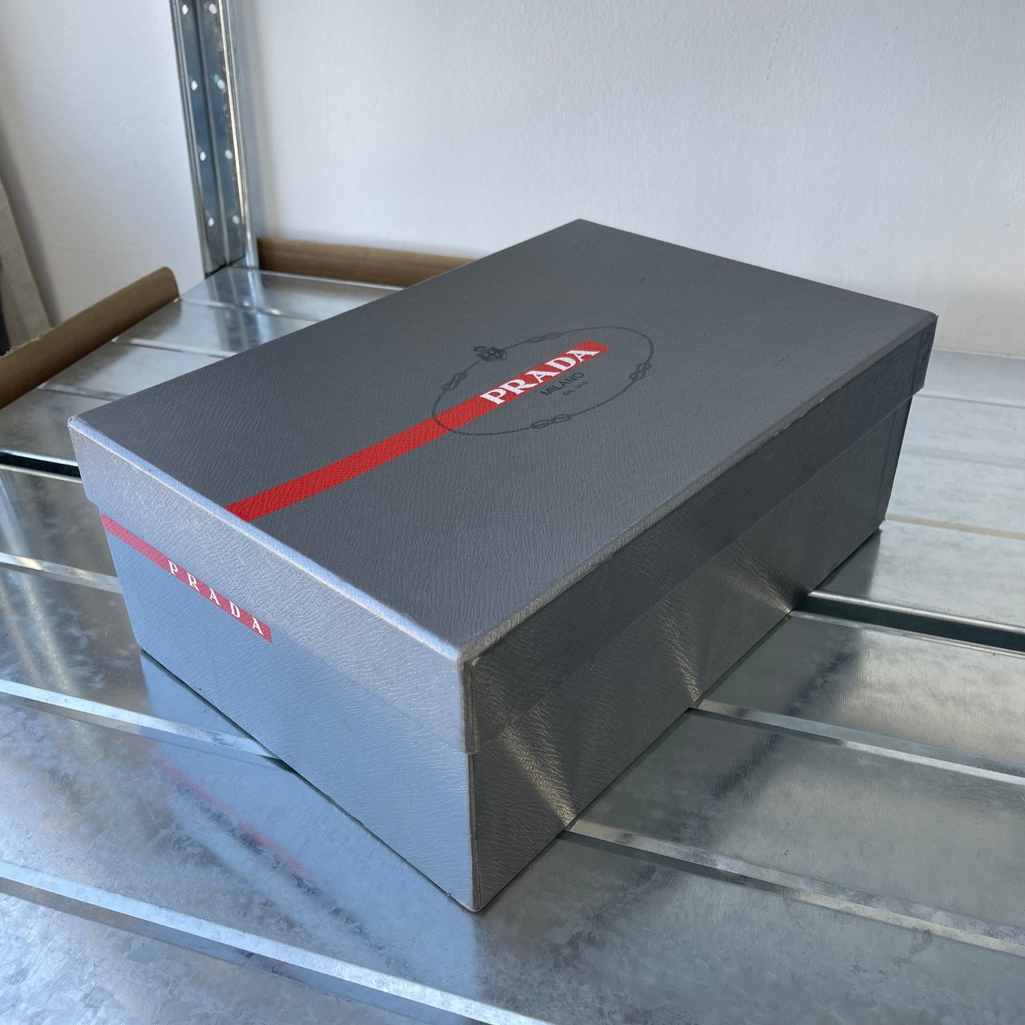 Prada Sport Black Patent Leather Americas Cup Trainers