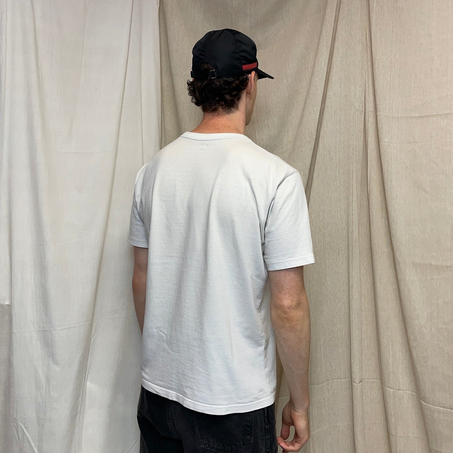 Prada Sport Black 90s/00s Nylon Baseball Cap