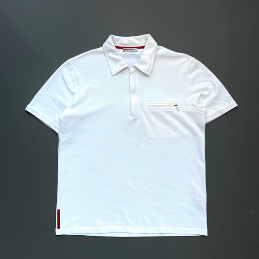 Prada Sport 00s Zip Pocket Polo Shirt