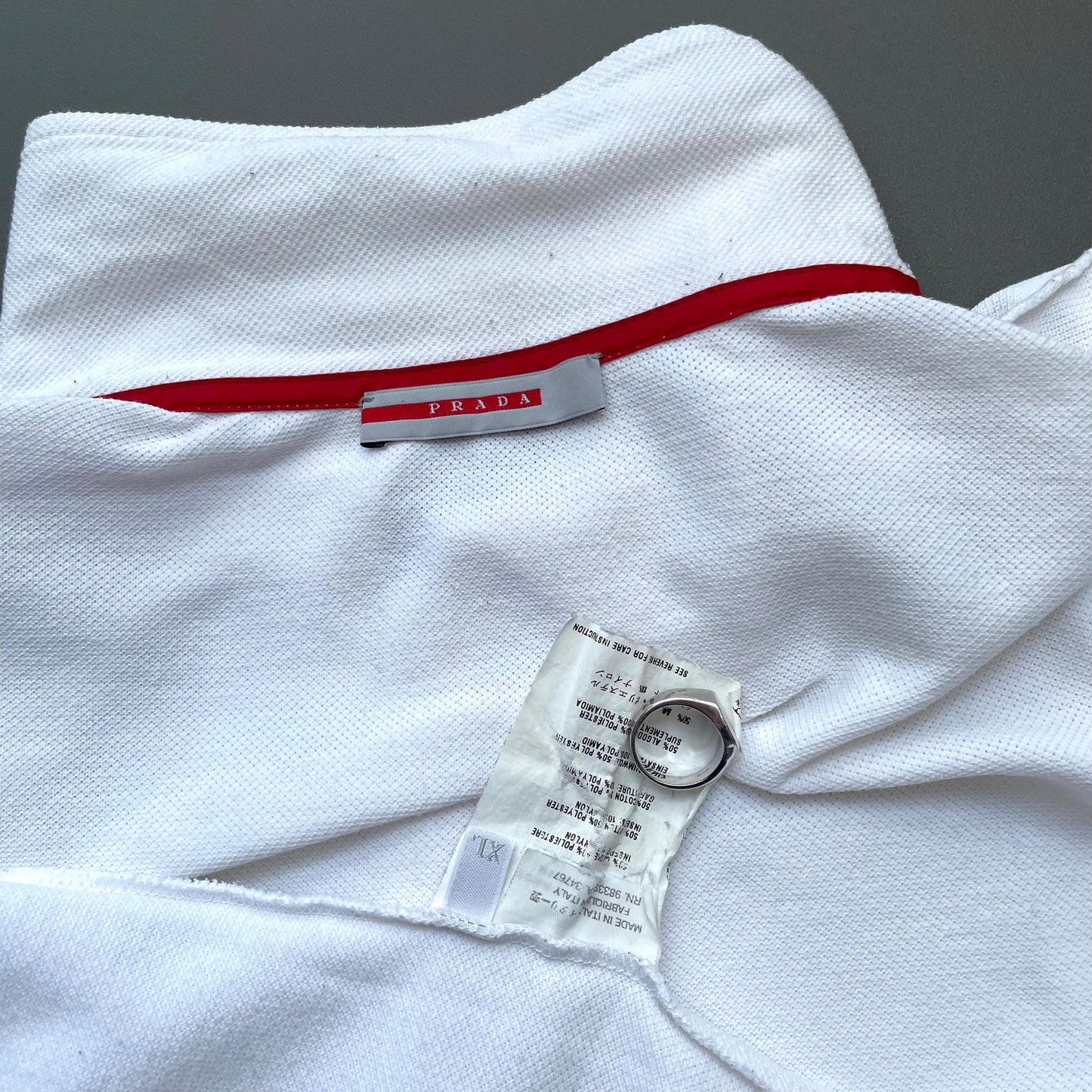 Prada Sport 00s Zip Pocket Polo Shirt
