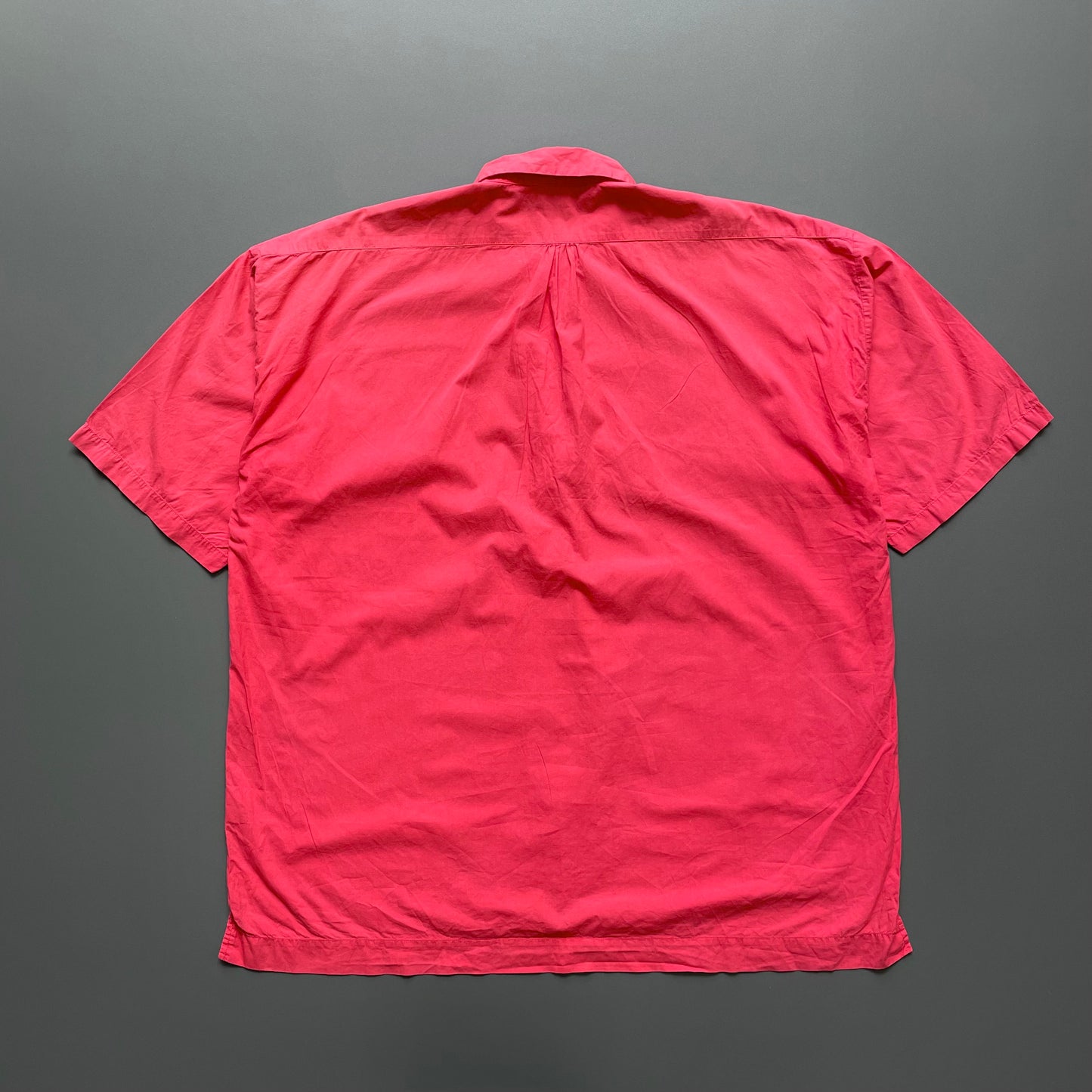 Stone Island Marina Red 80s Pullover Short Sleeve Polo Shirt