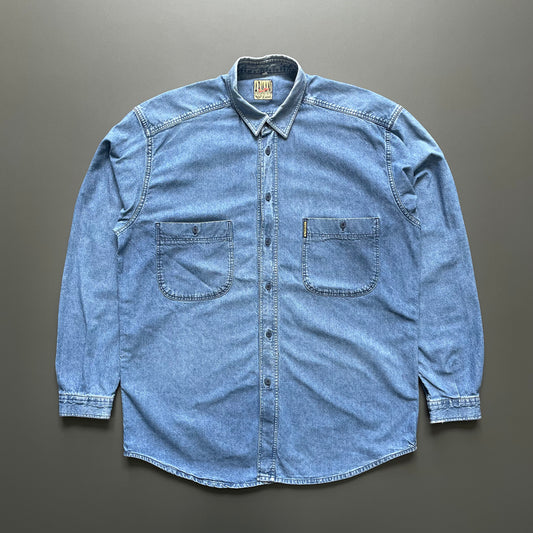 Armani Jeans Blue 90s Denim Shirt