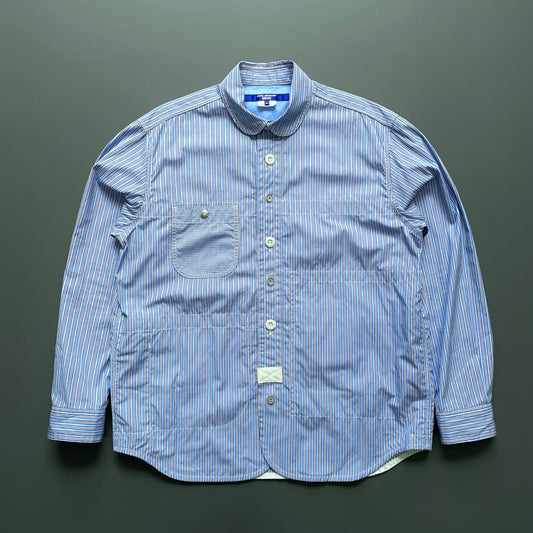 Junya Watanabe Blue & White SS25 Pin Stripe Workwear Shirt