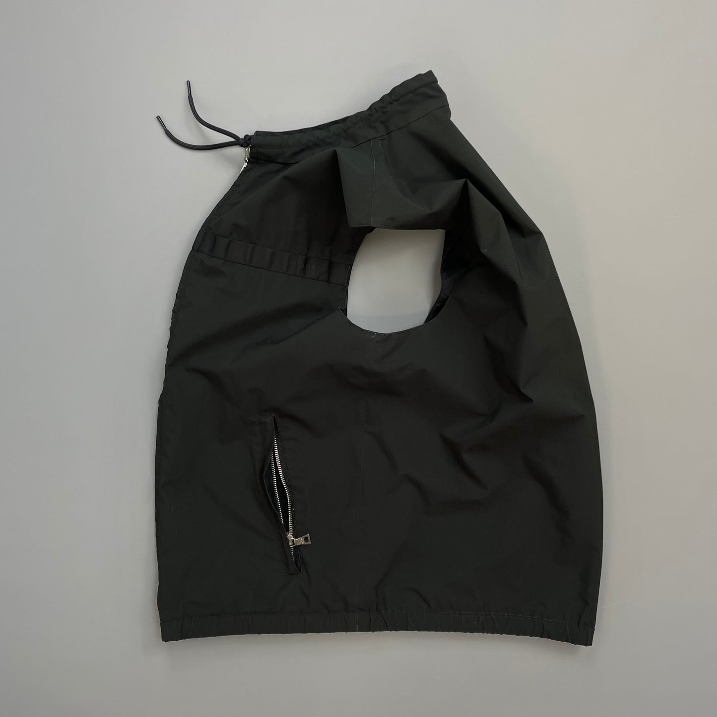 Prada Sport Black 2009 Windstopper Toggle-Collar Gilet Vest