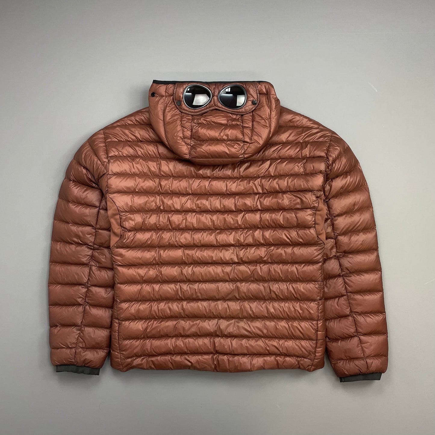 C.P. Company Rust DD Shell Goggle Puffer Jacket