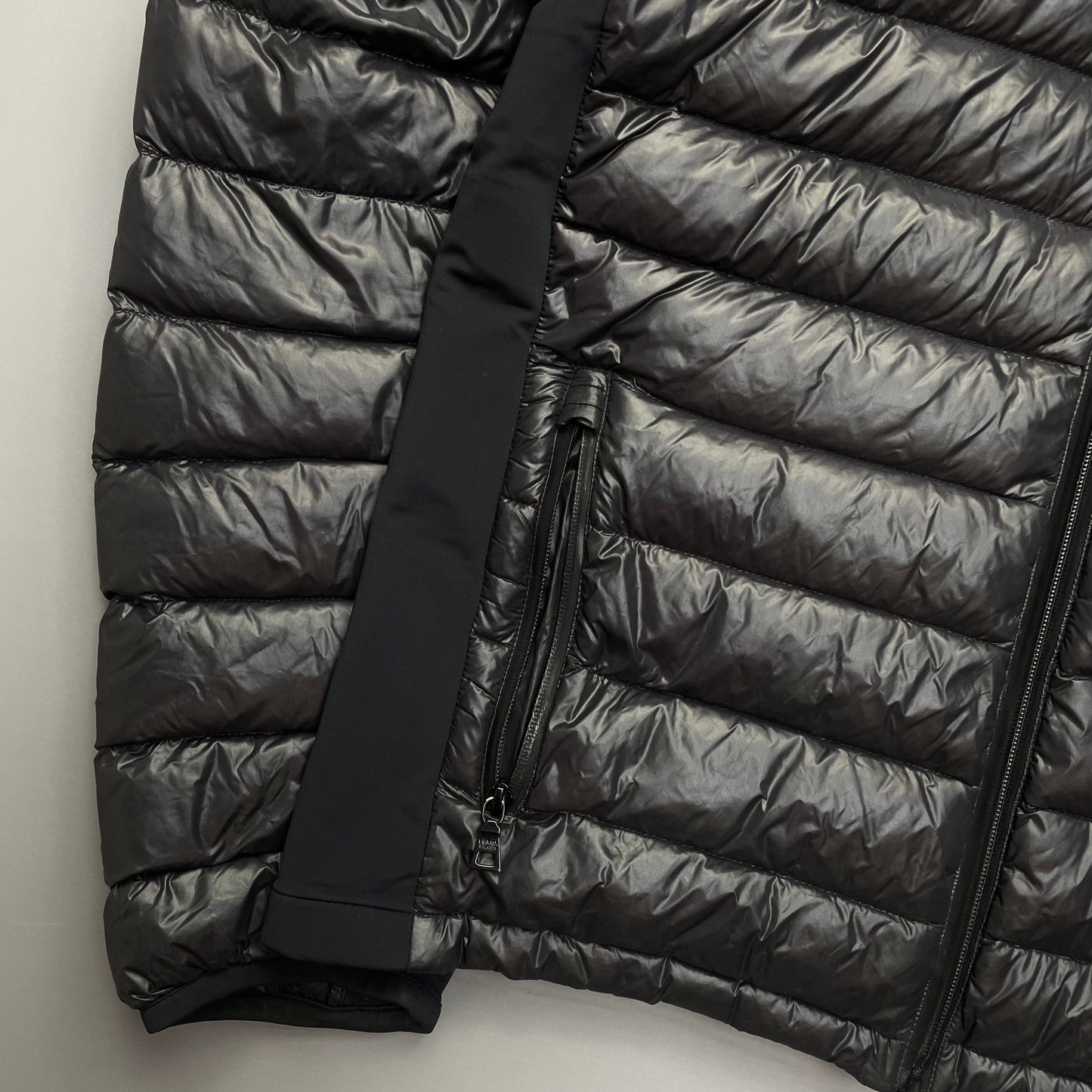 Prada Sport Maroon Lightweight Down Puffer Jacket
