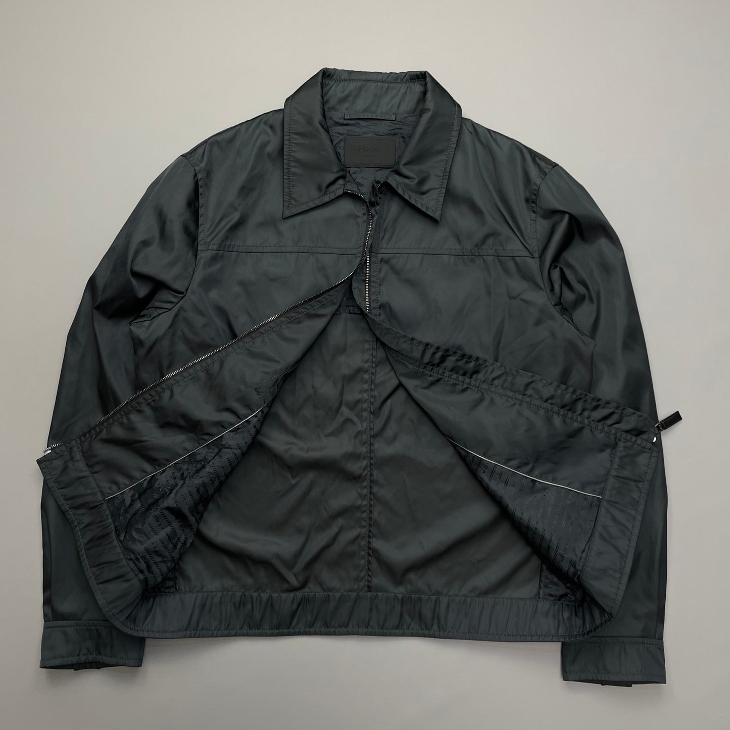 Prada Milano 2006 Lightweight Nylon Overshirt Jacket