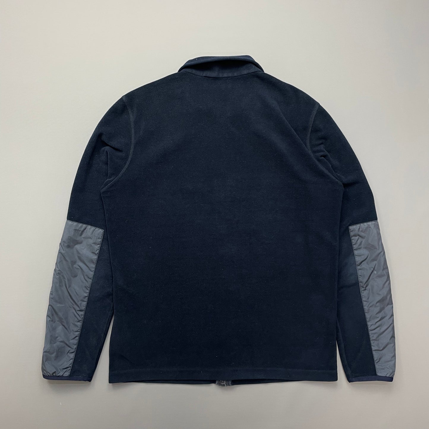 Prada Sport Navy Nylon Lightweight Fleece Jacket