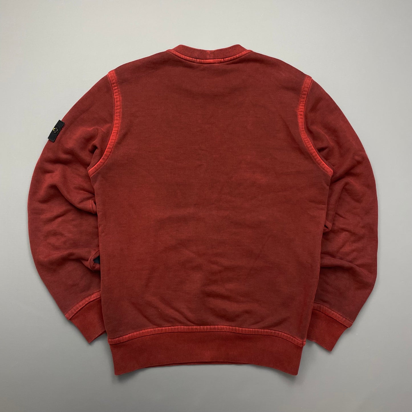 Stone Island Red AW15 Pouch Pocket Jumper