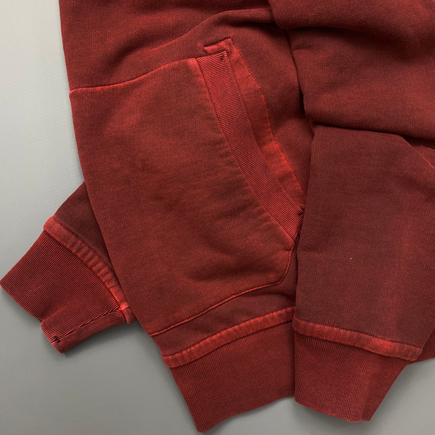 Stone Island Red AW15 Pouch Pocket Jumper