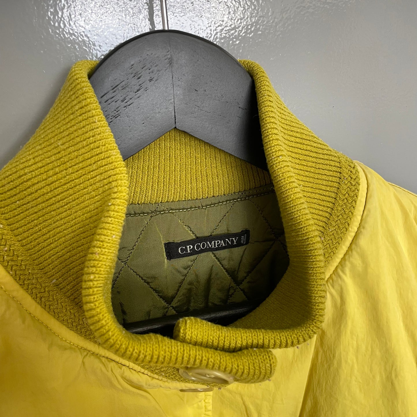 C.P. Company Yellow AW04 Women's Donna Padded Bomber Jacket