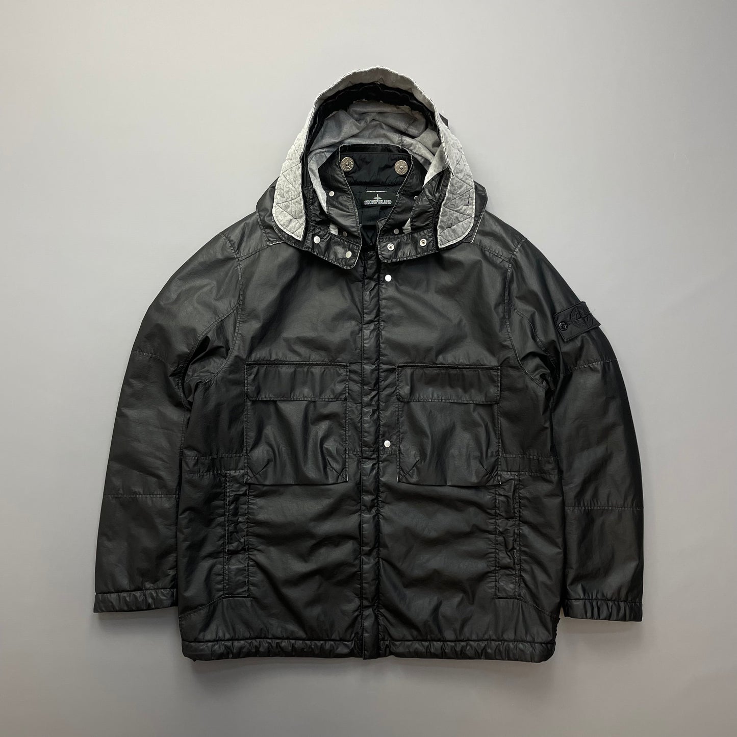 Stone Island Black Poly-Hide 2L Shadow Project 10th Anniversary 2018 Jacket