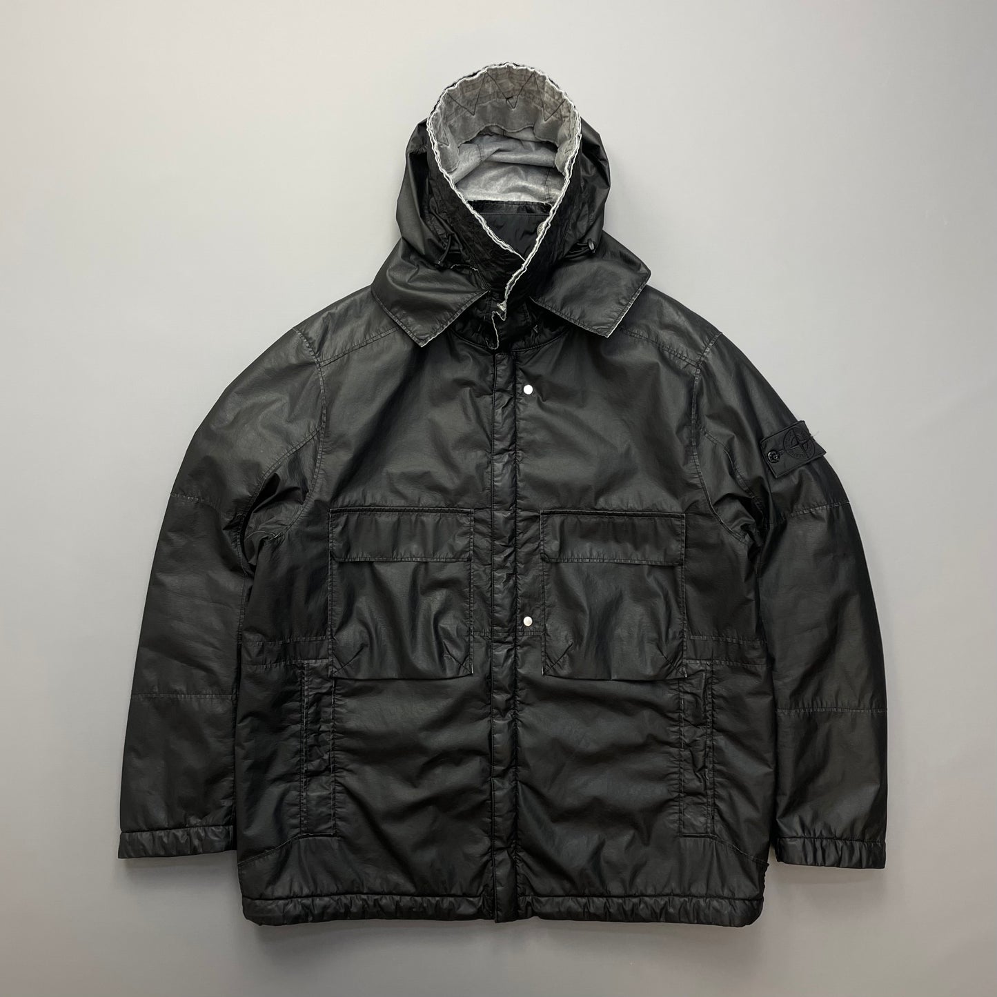 Stone Island Black Poly-Hide 2L Shadow Project 10th Anniversary 2018 Jacket