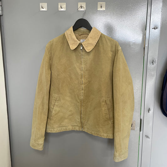 C.P. Company Tan 00s Canvas Harrington Jacket