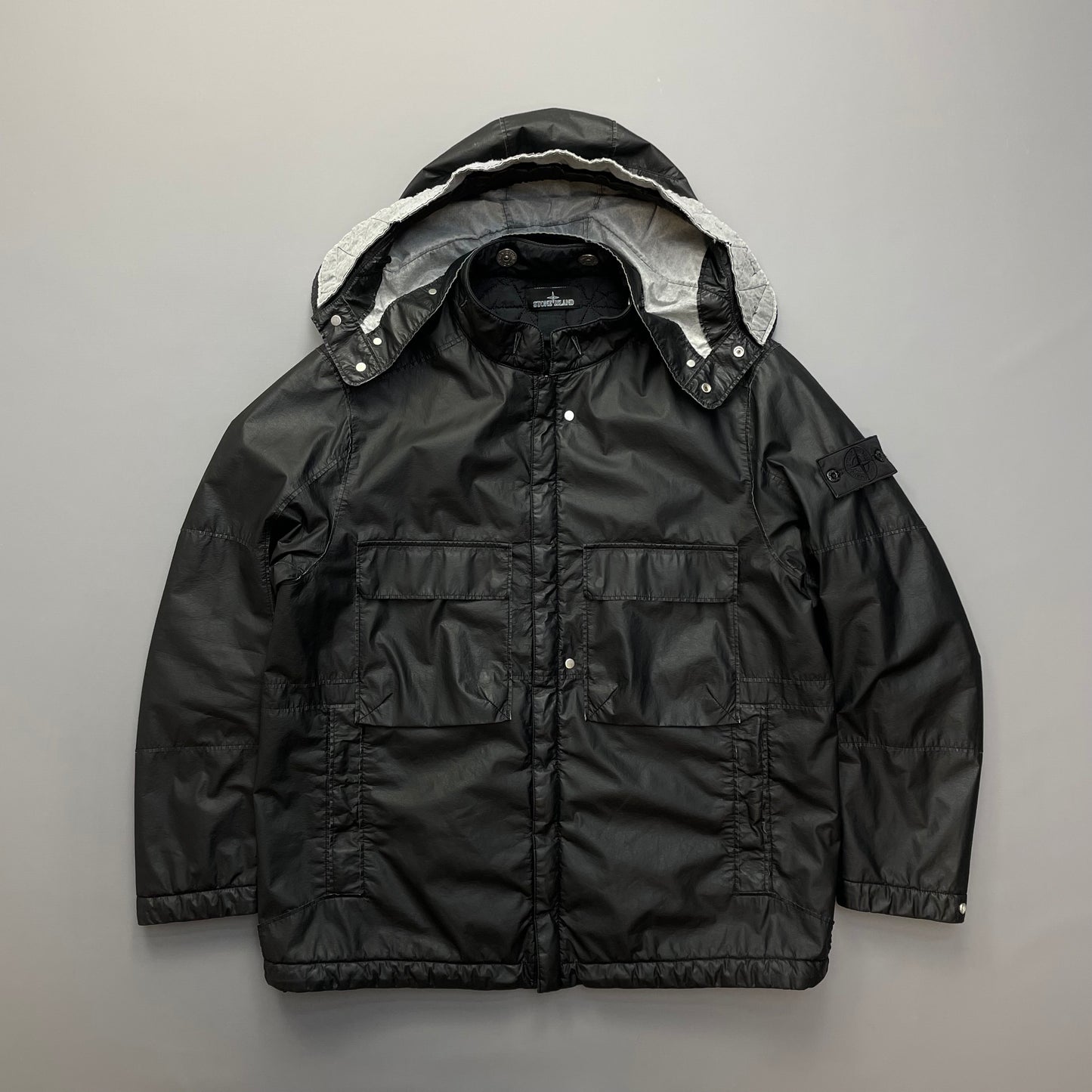 Stone Island Black Poly-Hide 2L Shadow Project 10th Anniversary 2018 Jacket