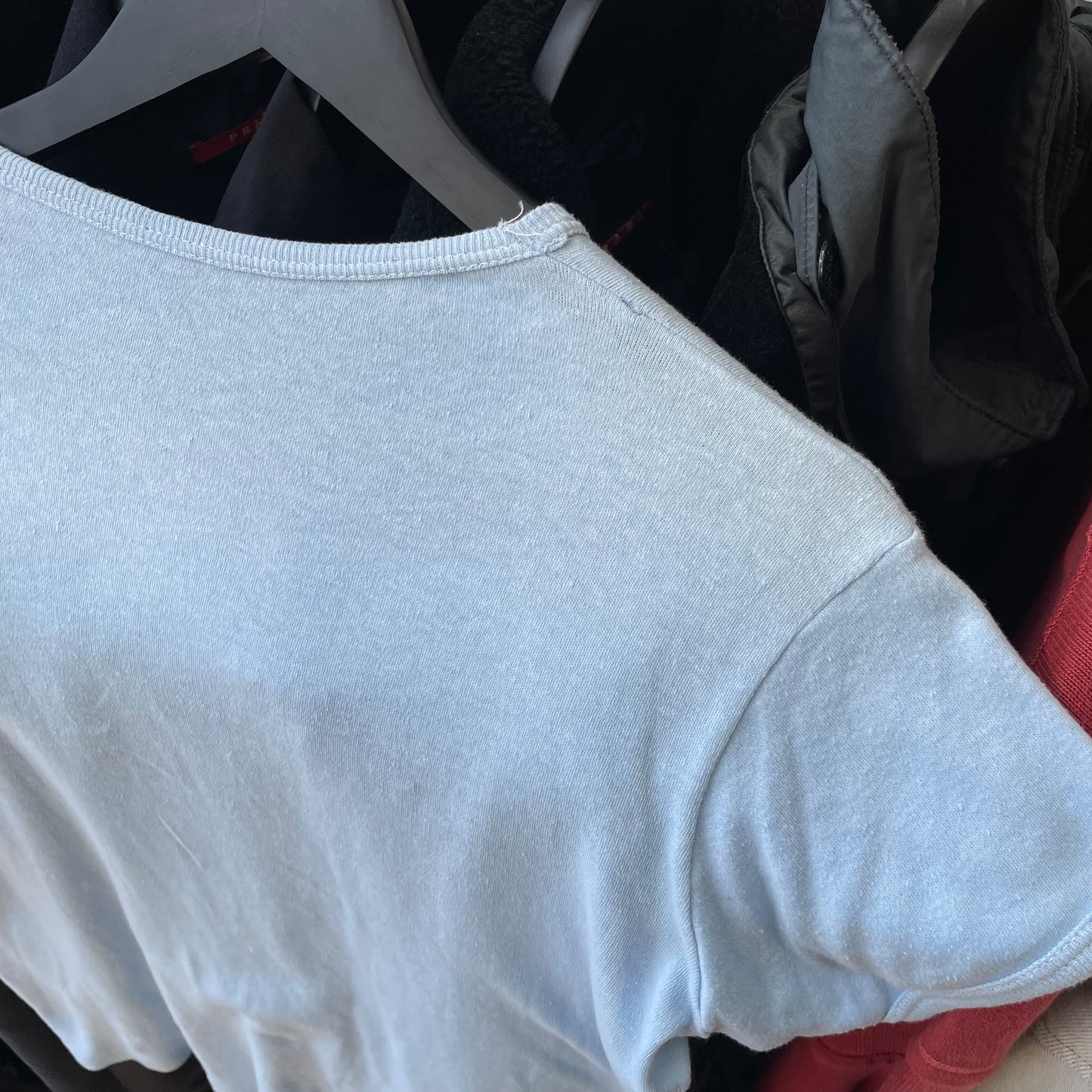Vintage Blue 60s/70s Fitted T-Shirt