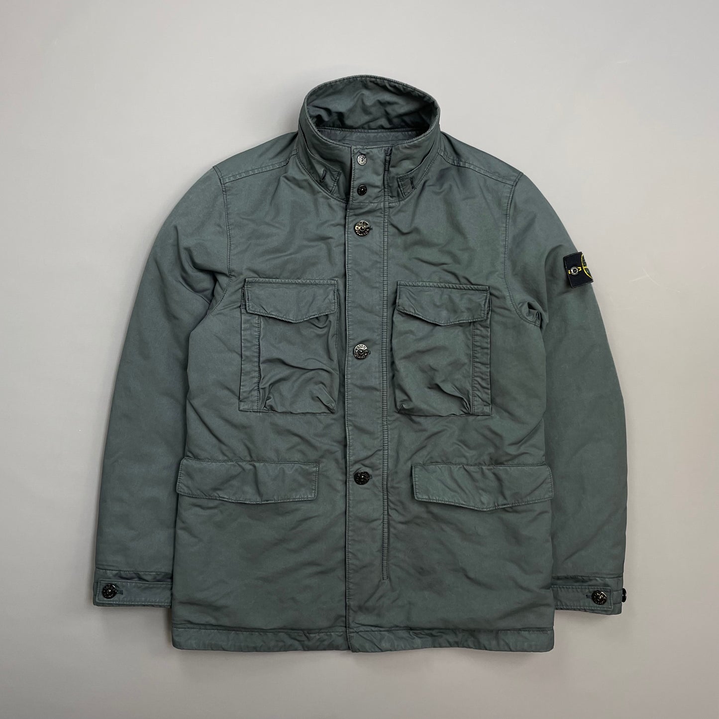 Stone Island Grey AW19 David-TC Primaloft Insulation Field Jacket