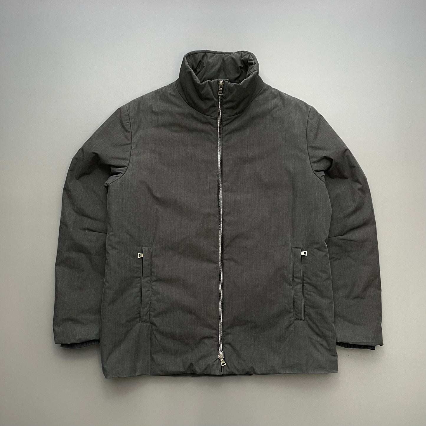 Prada Sport Grey 00s Kevlar Padded Ski Jacket