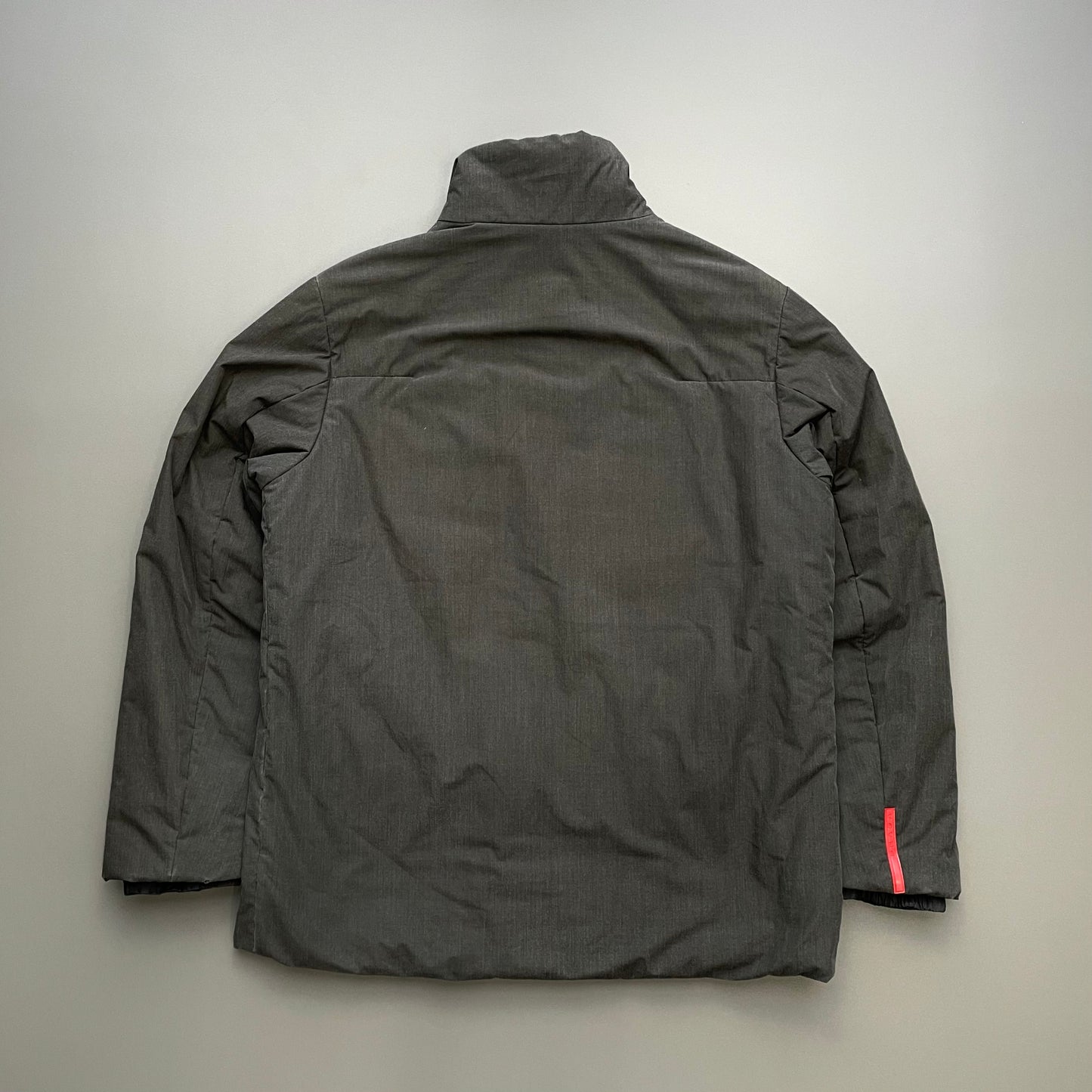 Prada Sport Grey 00s Kevlar Padded Ski Jacket