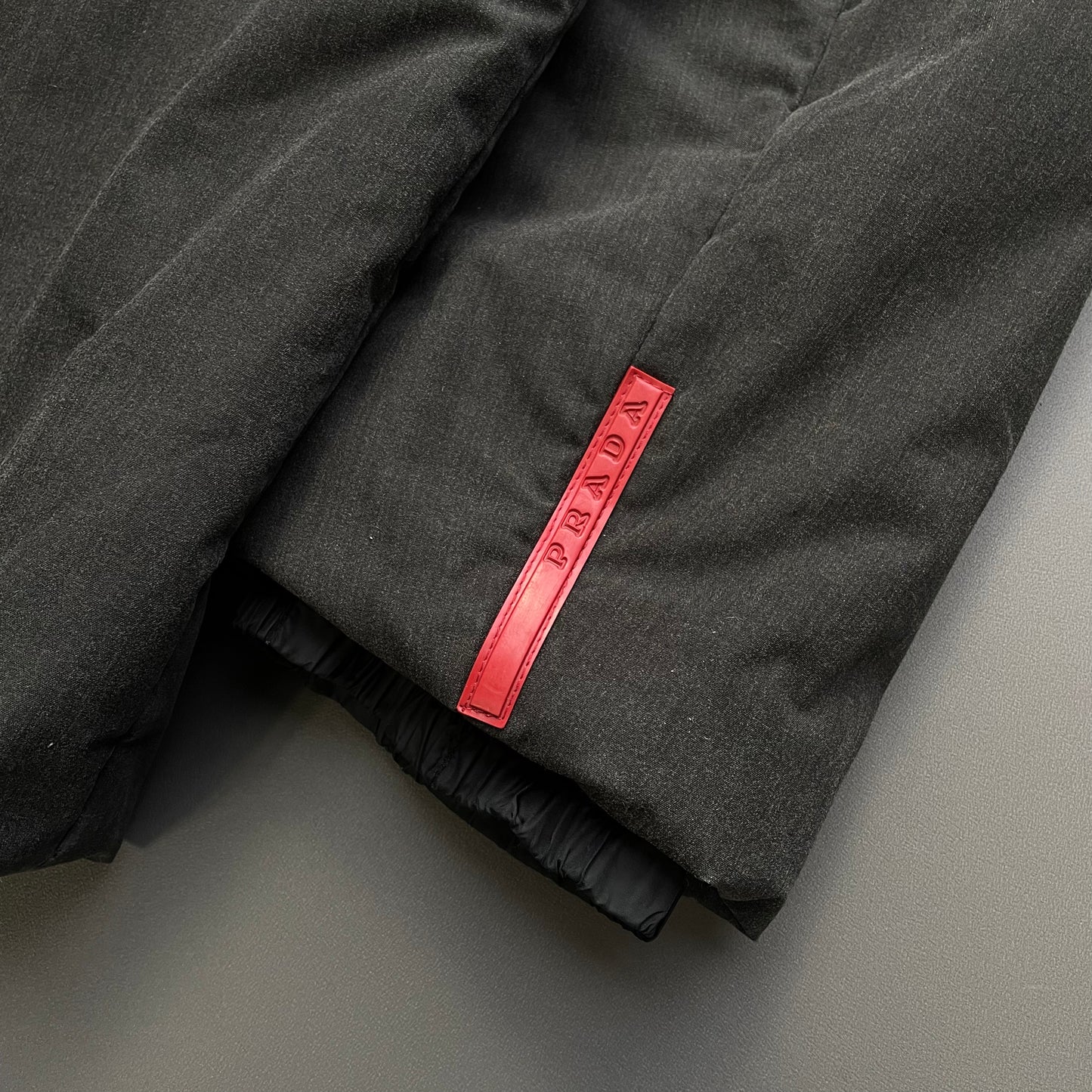 Prada Sport Grey 00s Kevlar Padded Ski Jacket
