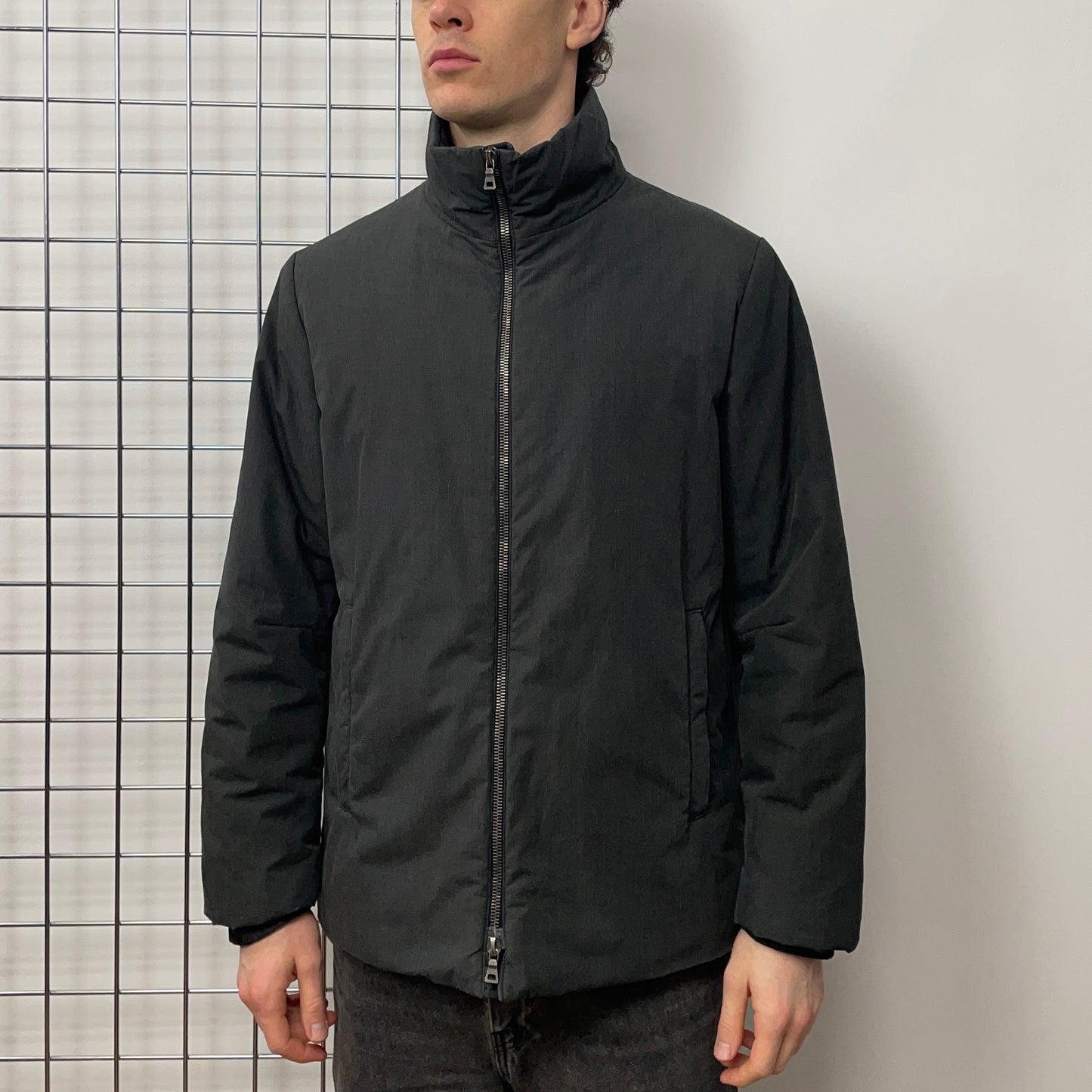 Prada Sport Grey 00s Kevlar Padded Ski Jacket