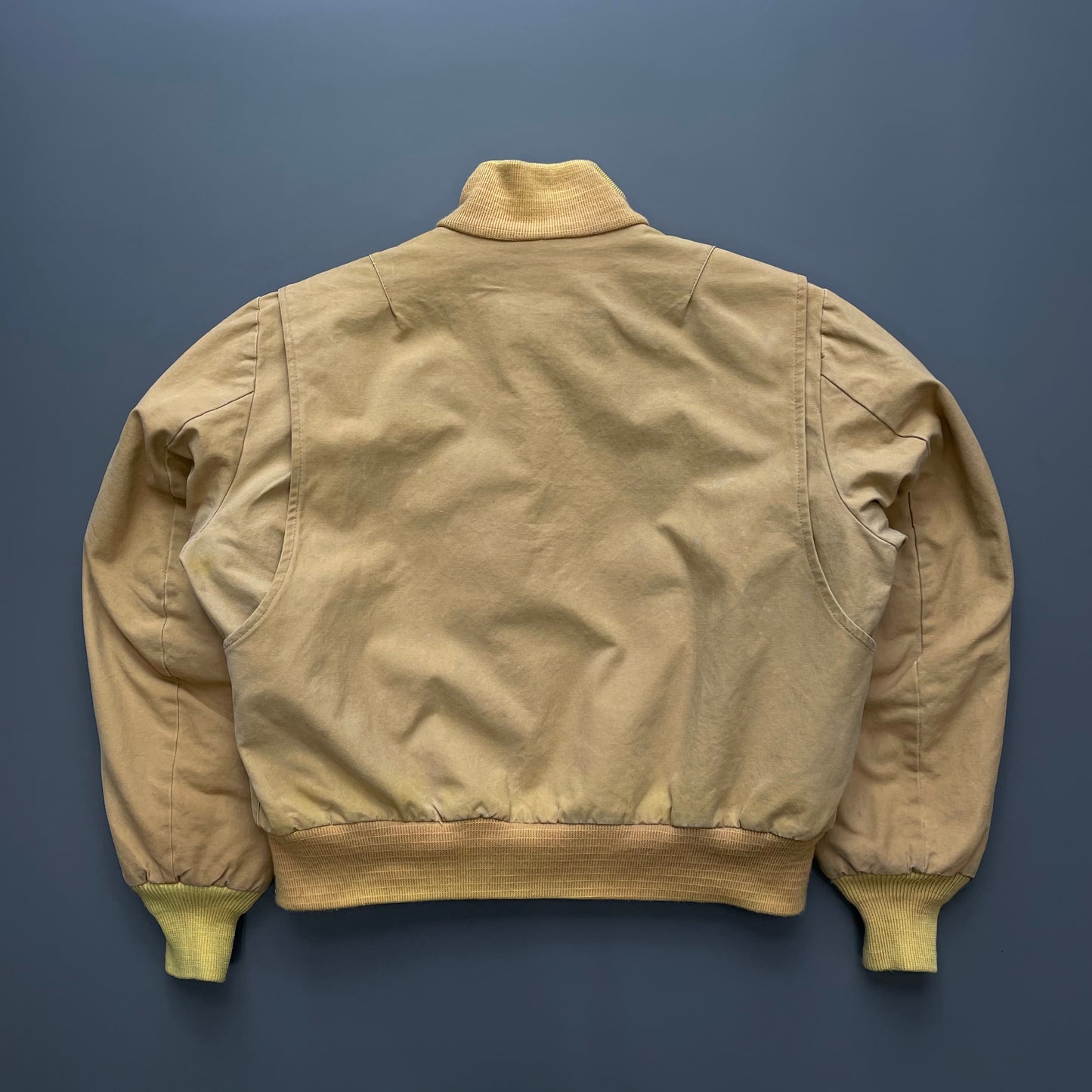 Spiewak & Sons Mustard 80s Type T-1 Tanker Military Bomber Jacket