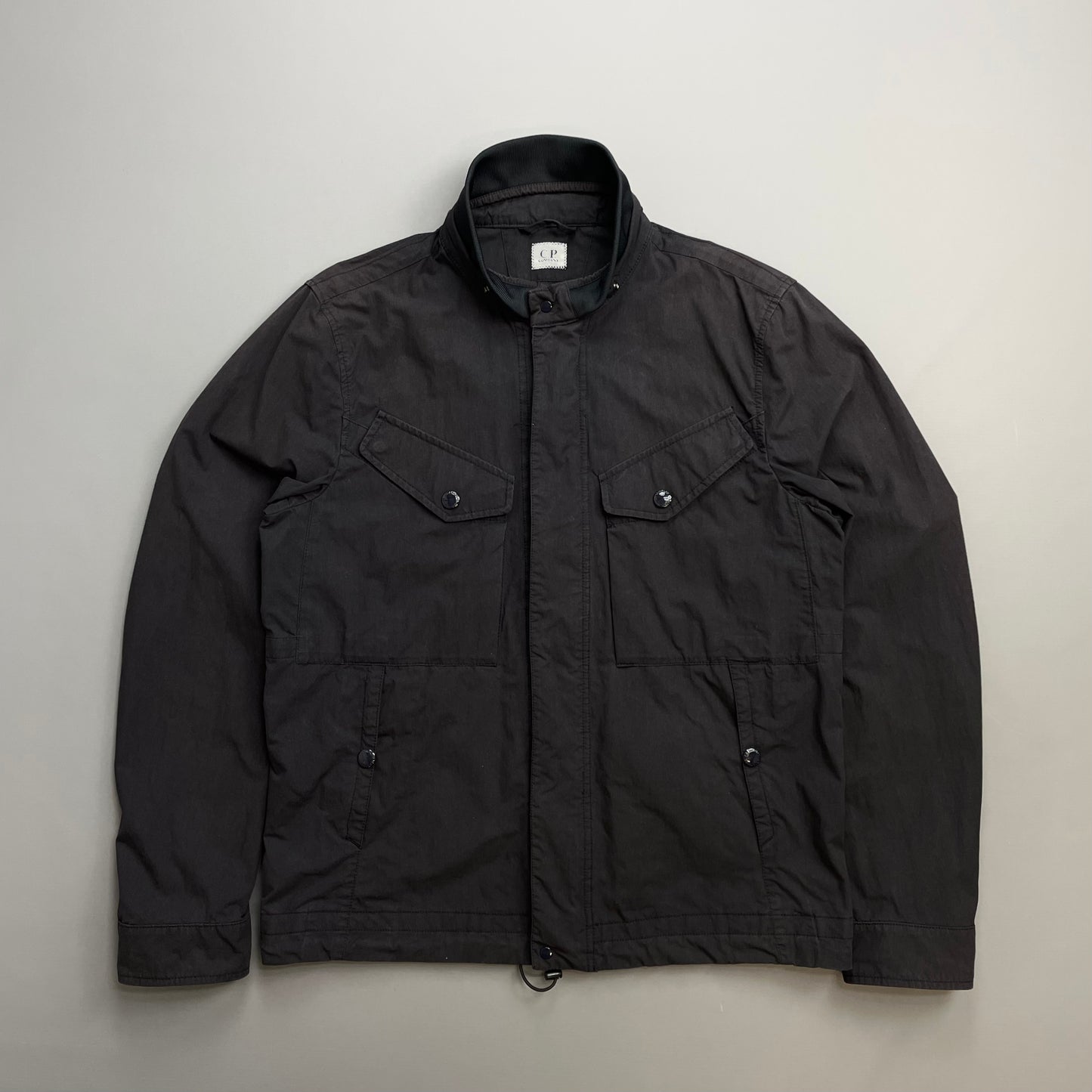 C.P. Company Black 50 Fili Detachable Hood Goggle Jacket