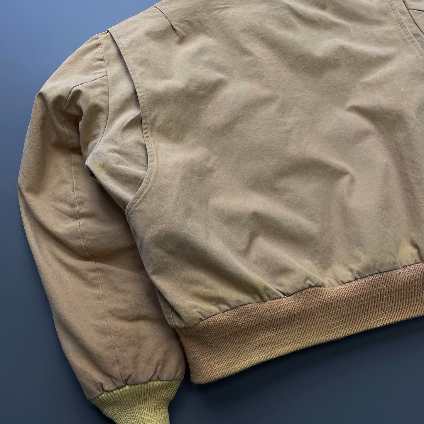 Spiewak & Sons Mustard 80s Type T-1 Tanker Military Bomber Jacket