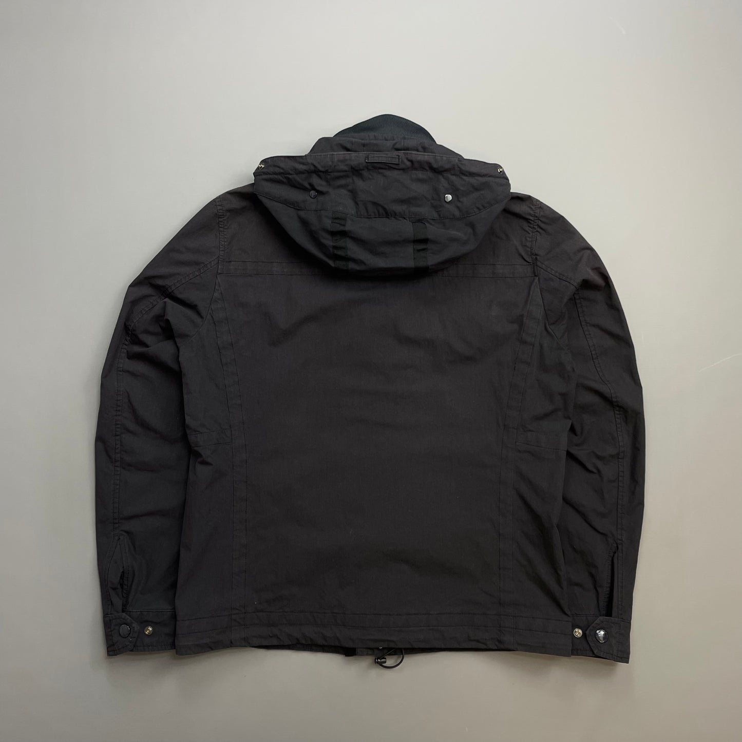 C.P. Company Black 50 Fili Detachable Hood Goggle Jacket