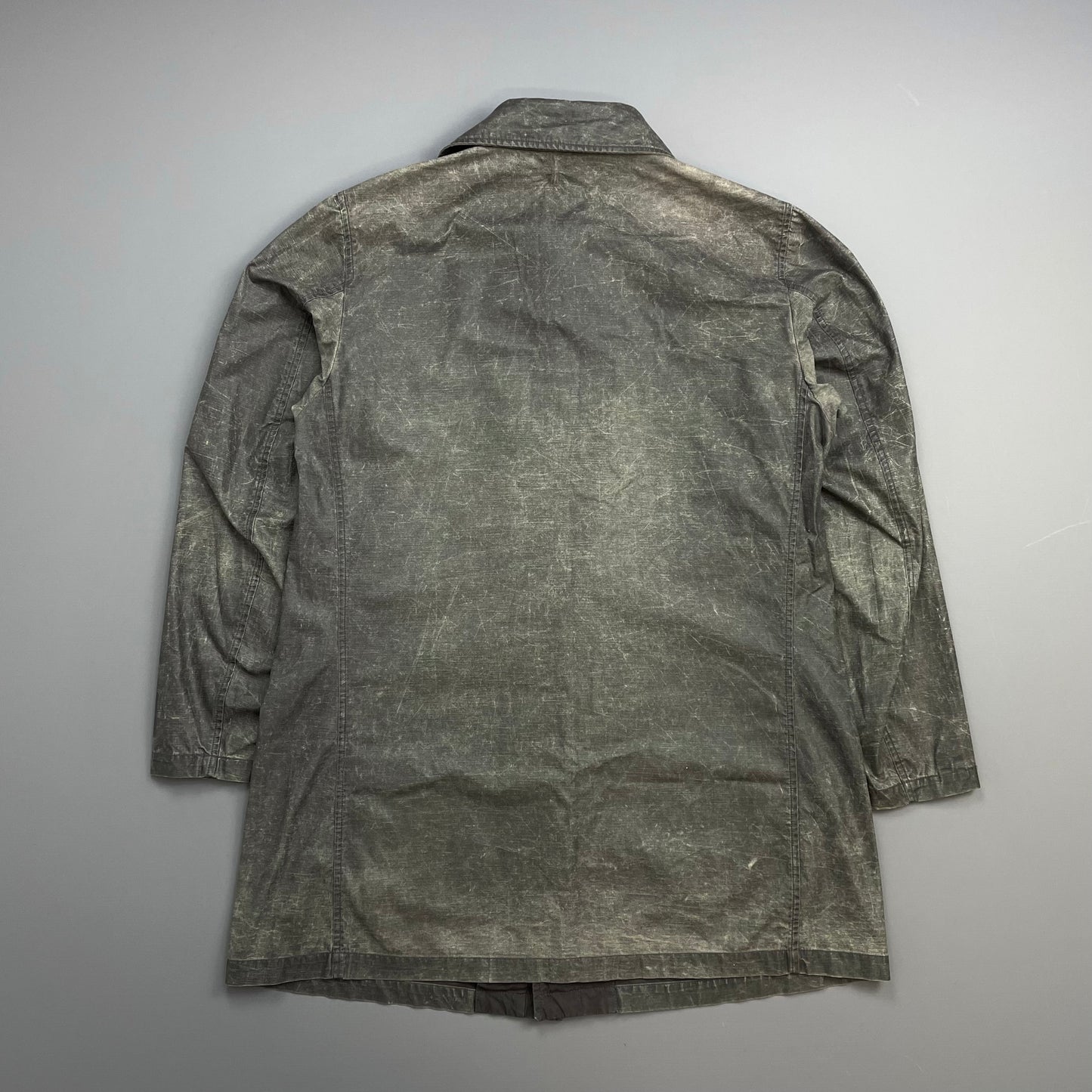 C.P. Company Khaki AW02 Coated Cotton Trench Overcoat