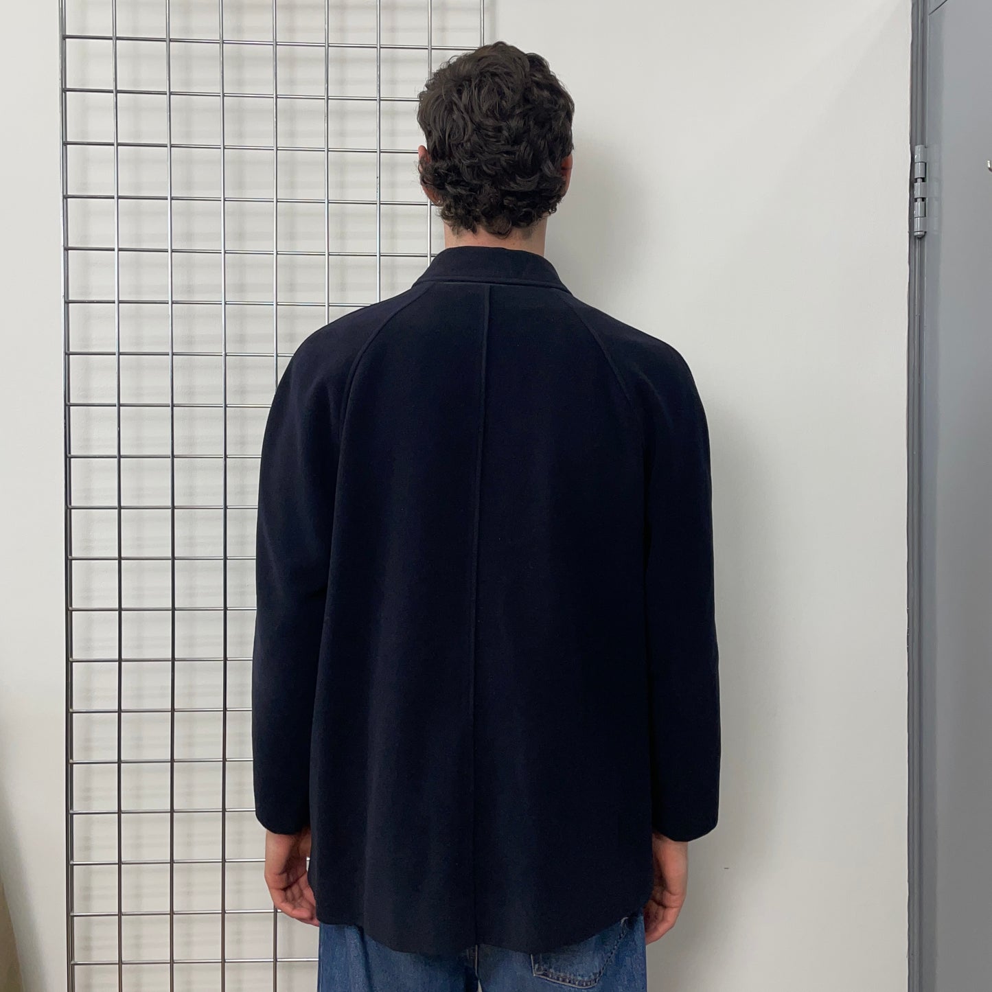 C.P. Company Navy 80s Ideas From Massimo Osti Wool Overcoat