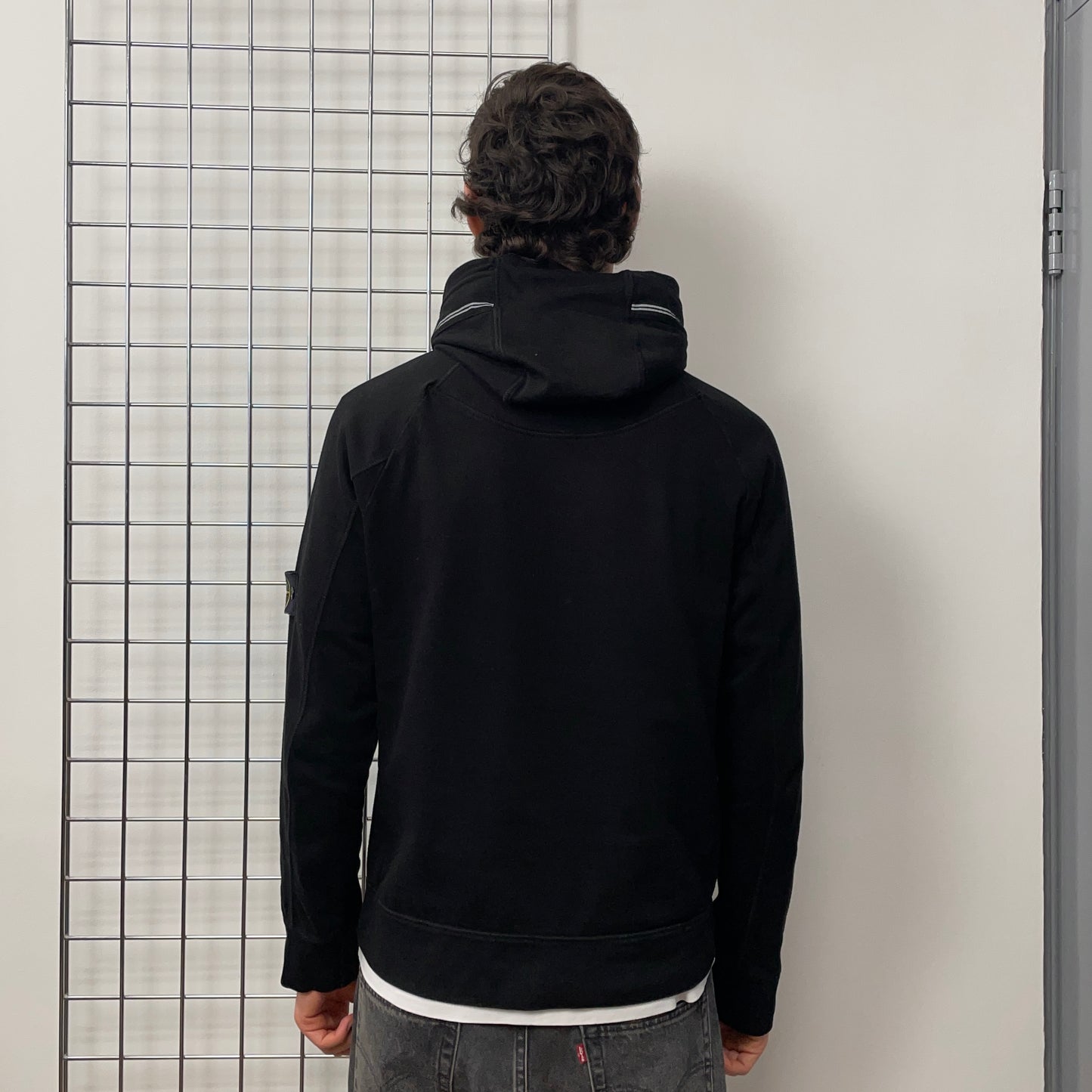 Stone Island Black SS09 Pullover Hooded Jumper