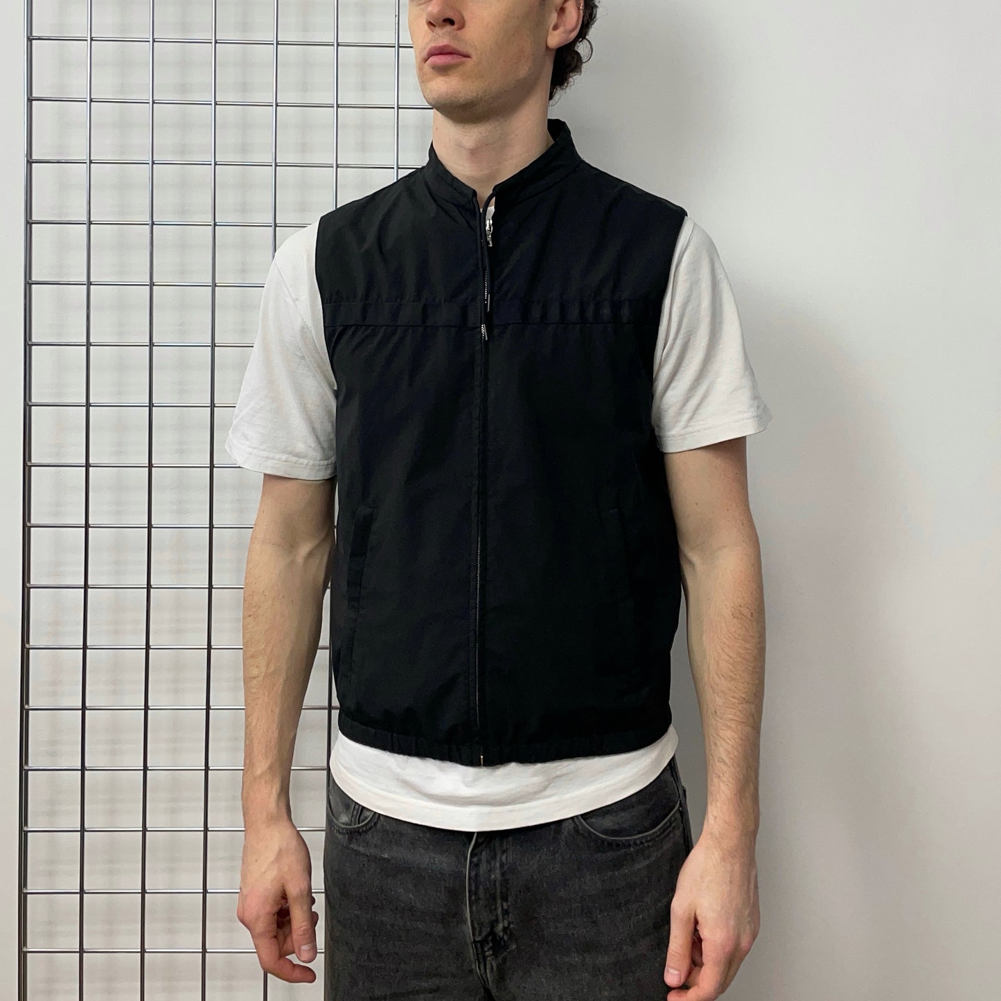 Prada Sport Black 2009 Windstopper Gilet Vest