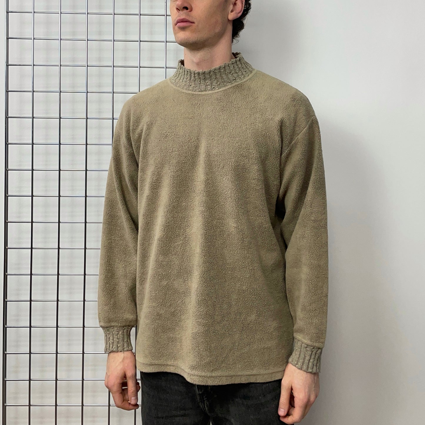 C.P. Company Beige 80s Japanese Release Pile Fleece Jumper