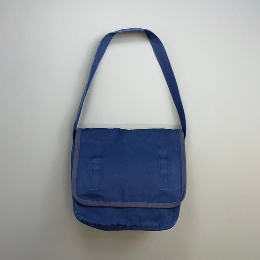Comme Des Garçons Shirt Blue Cotton Sling Messenger Satchel Bag