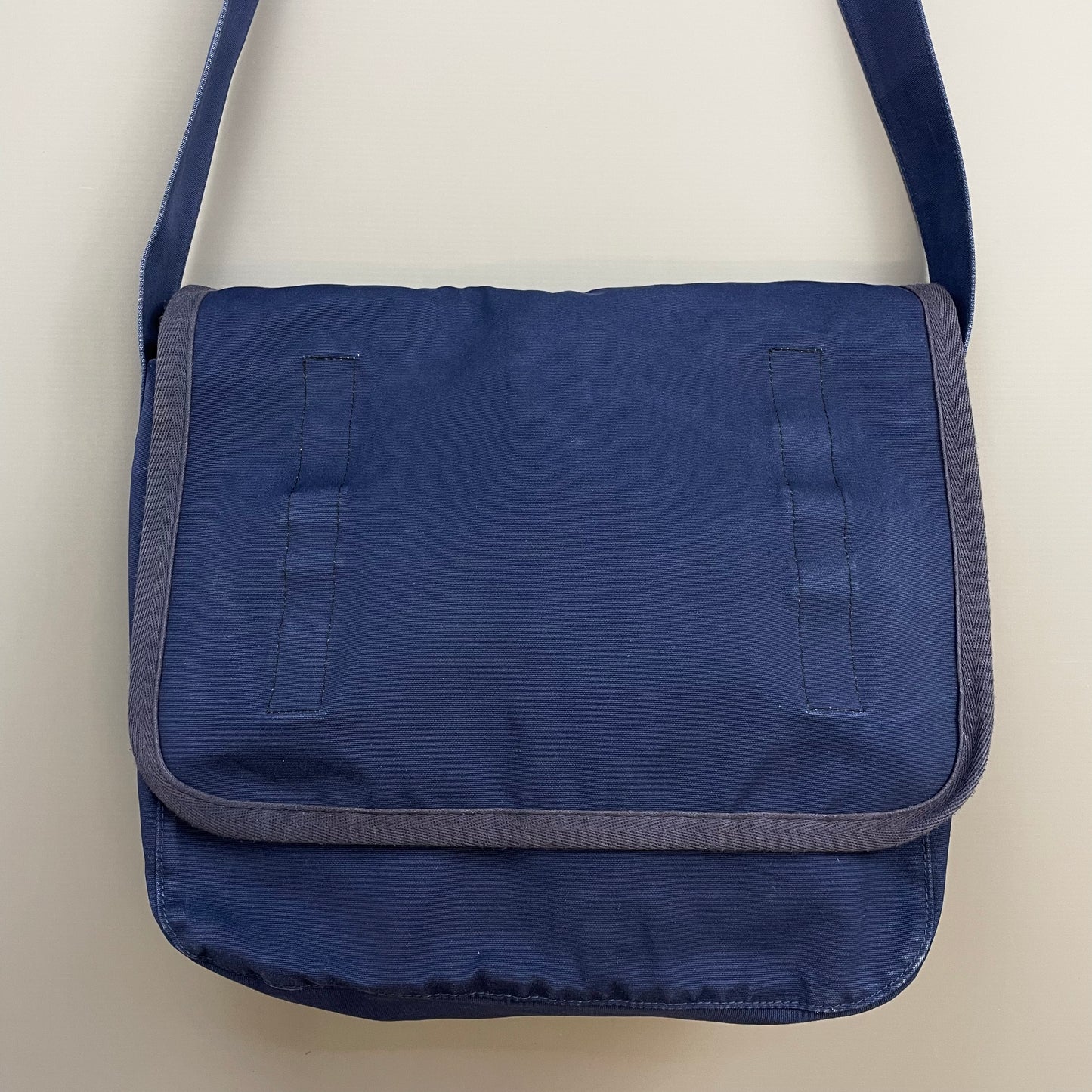 Comme Des Garçons Shirt Blue Cotton Sling Messenger Satchel Bag
