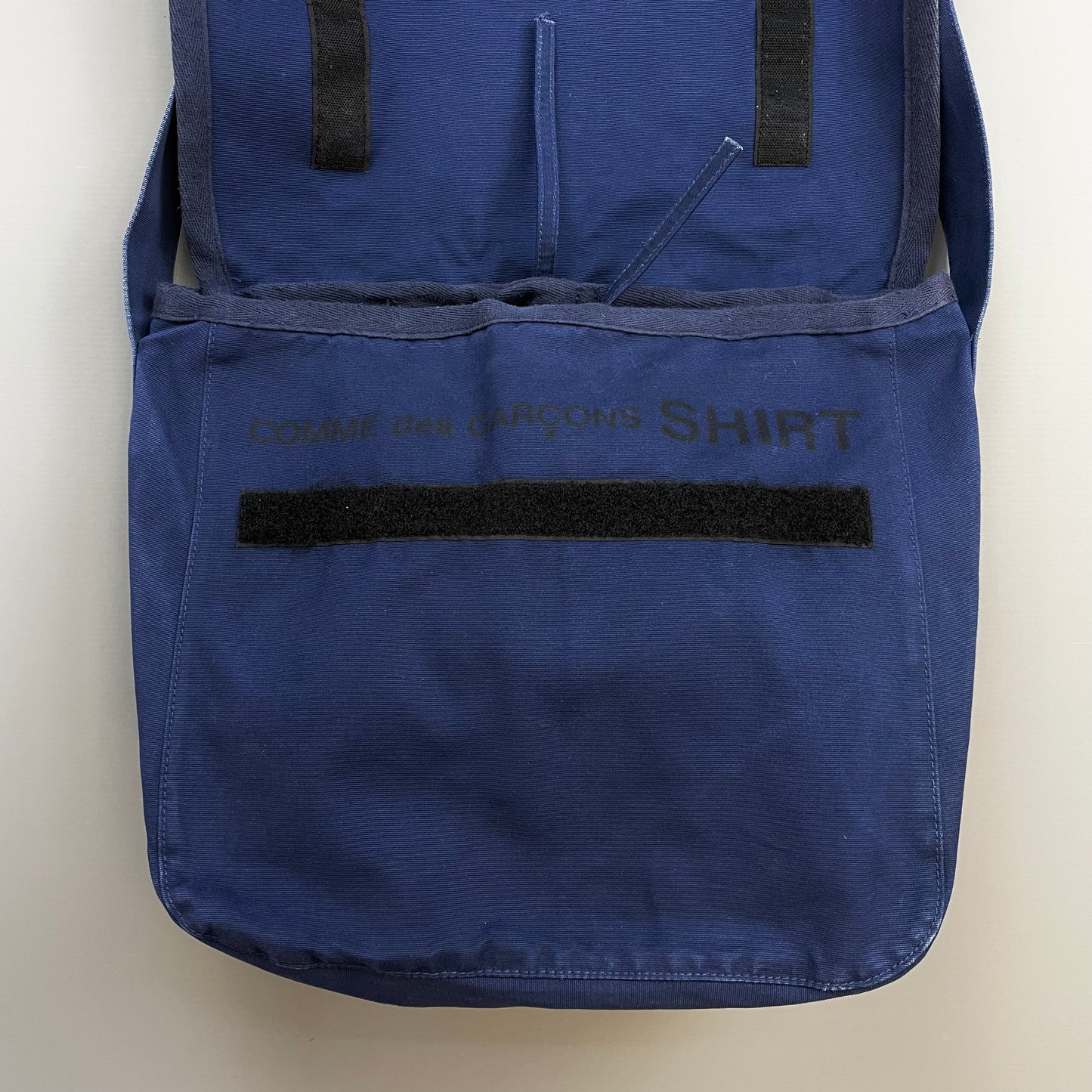 Comme Des Garçons Shirt Blue Cotton Sling Messenger Satchel Bag