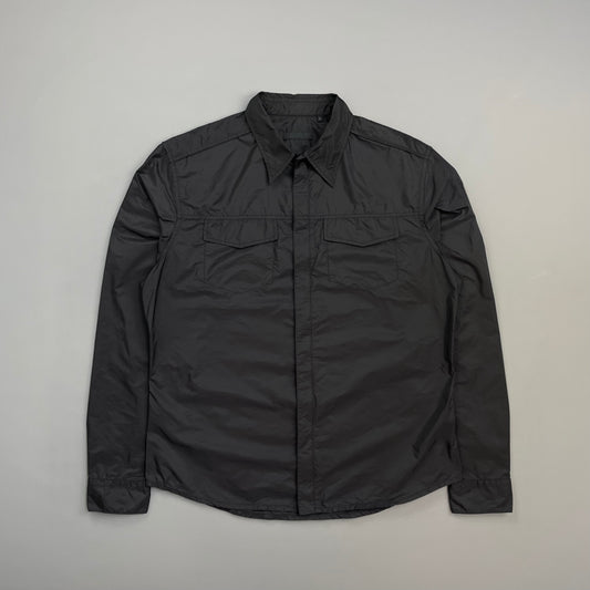Prada Sport Black 2017 Lightweight Nylon Zip-Through Overshirt