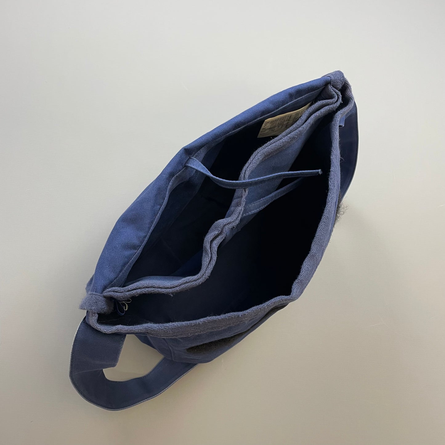 Comme Des Garçons Shirt Blue Cotton Sling Messenger Satchel Bag