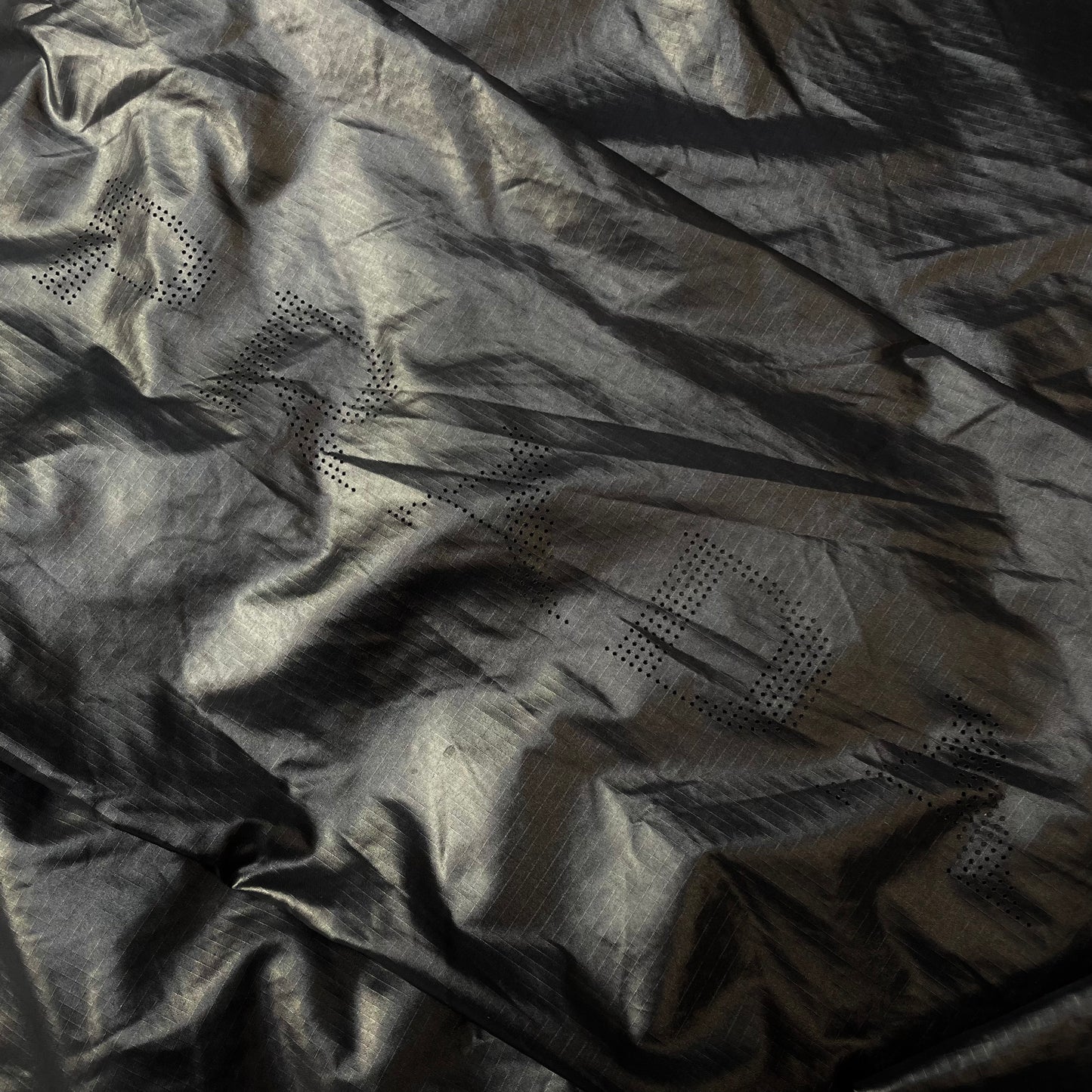 Prada Sport Deep Purple Nylon 2006 Lightweight Hooded Spellout Jacket