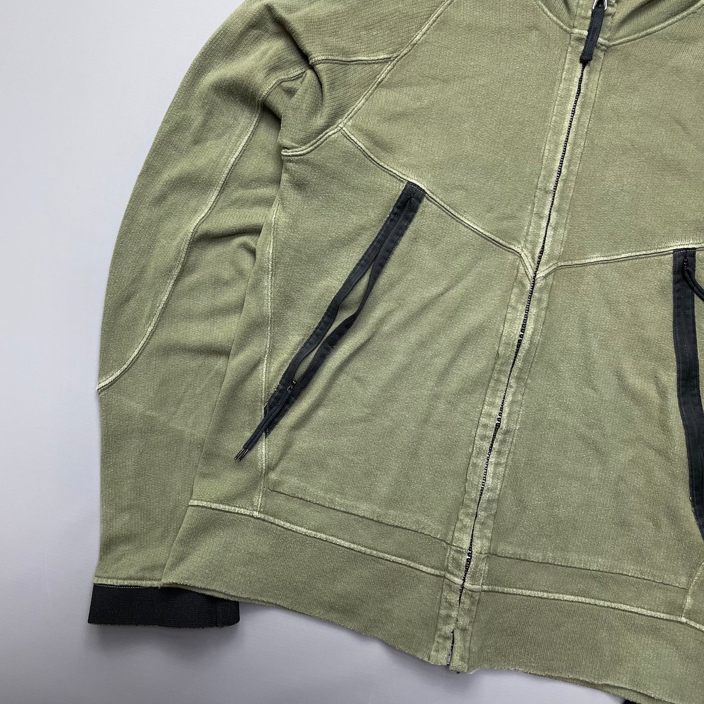 Stone Island Green SS06 Lightweight Cotton Zip-Through Jacket