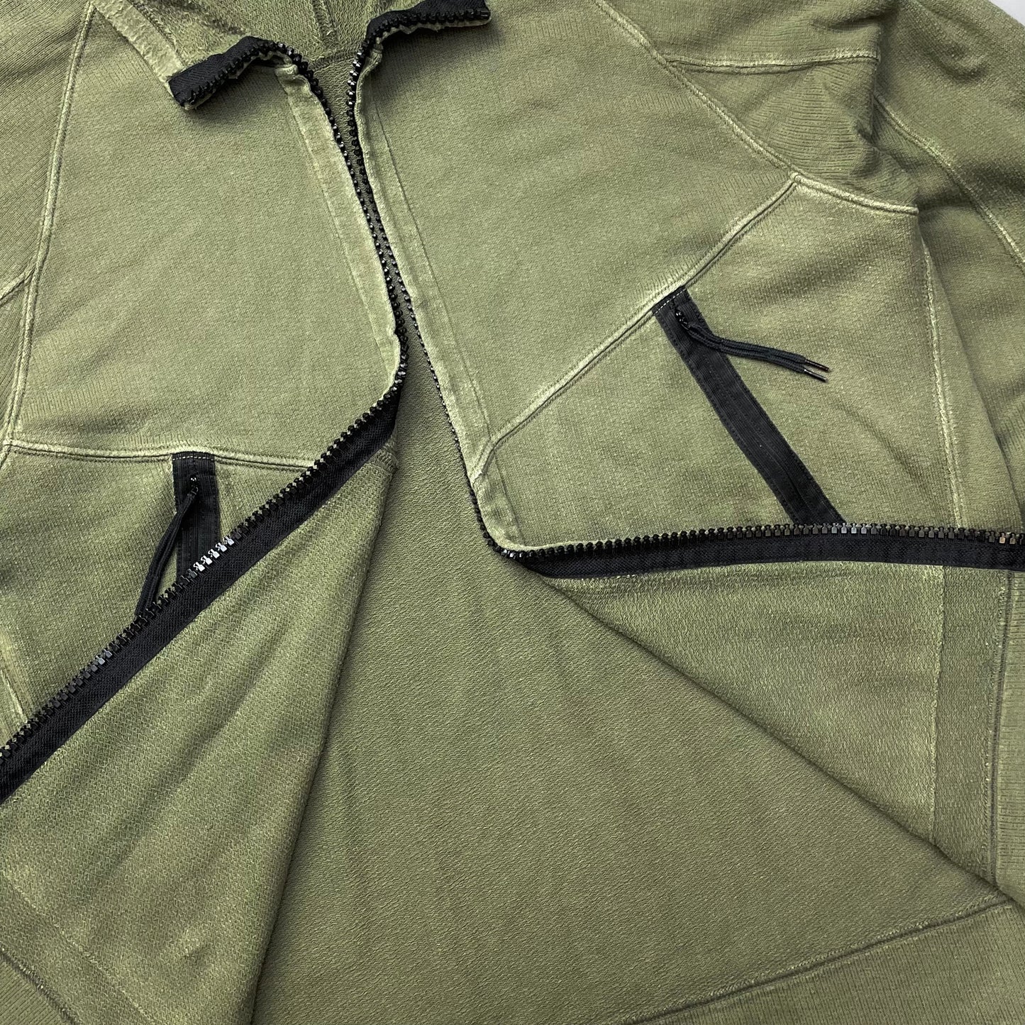 Stone Island Green SS06 Lightweight Cotton Zip-Through Jacket