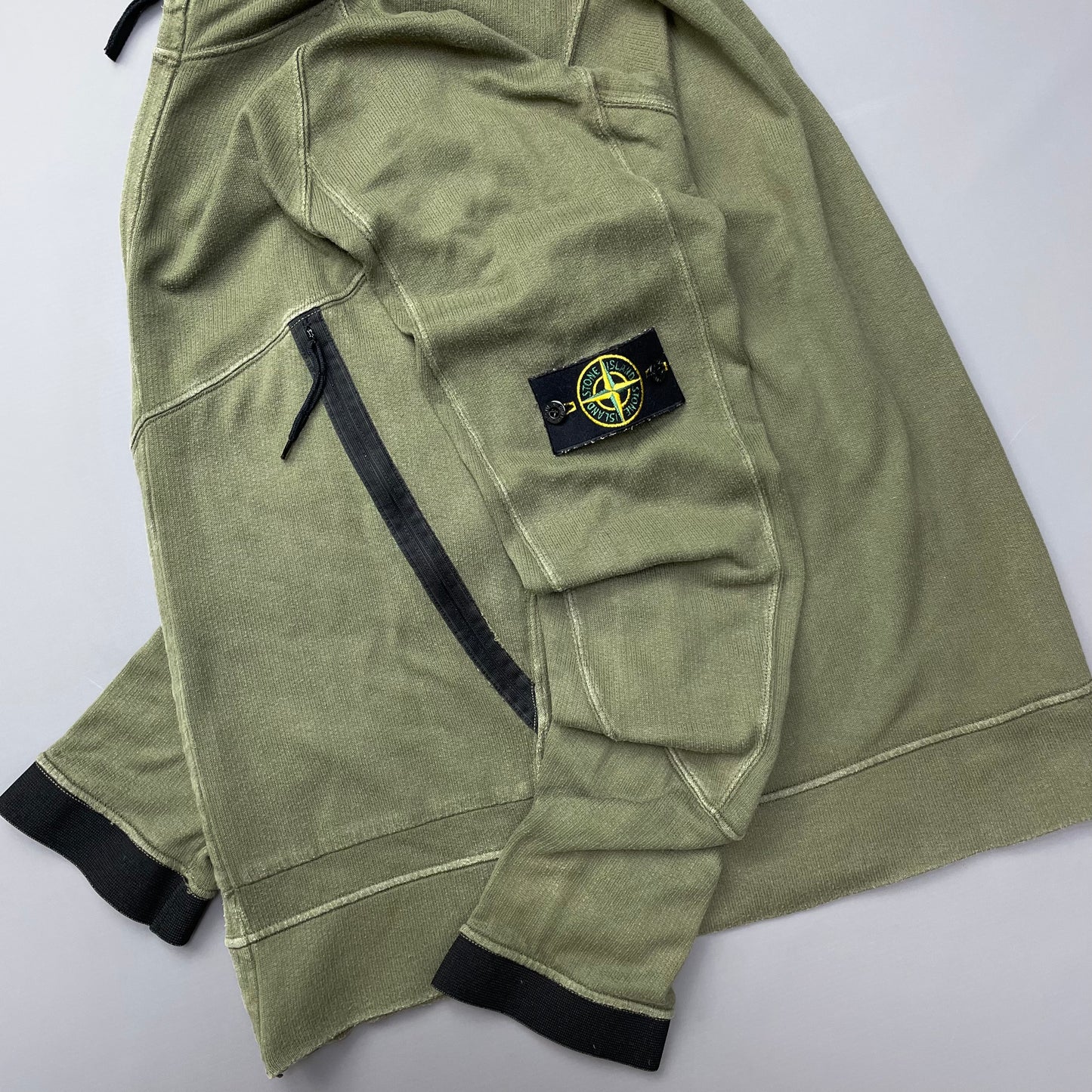 Stone Island Green SS06 Lightweight Cotton Zip-Through Jacket