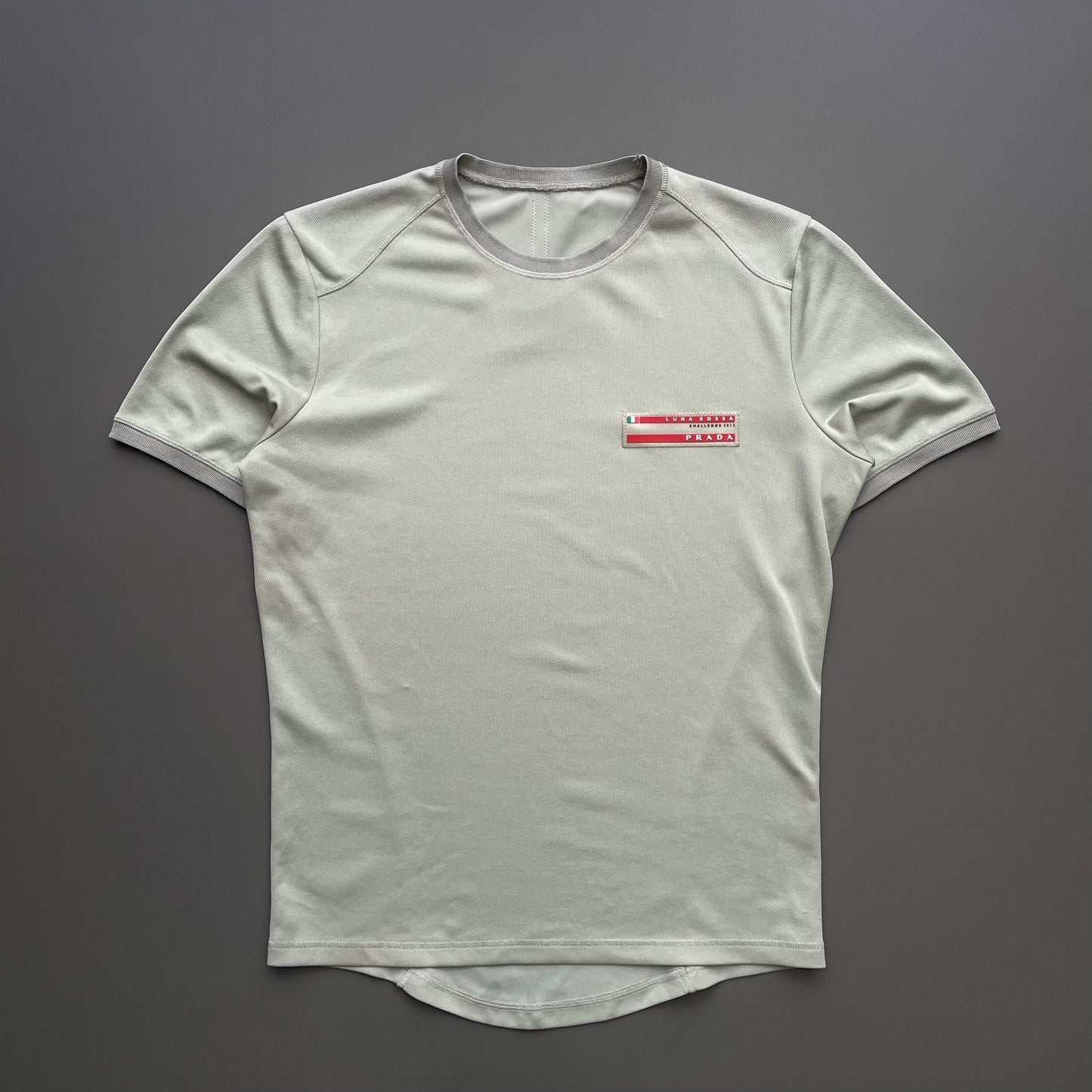 Prada Sport Luna Rossa Grey 2013 Challenge Racing Team Sportswear T-Shirt